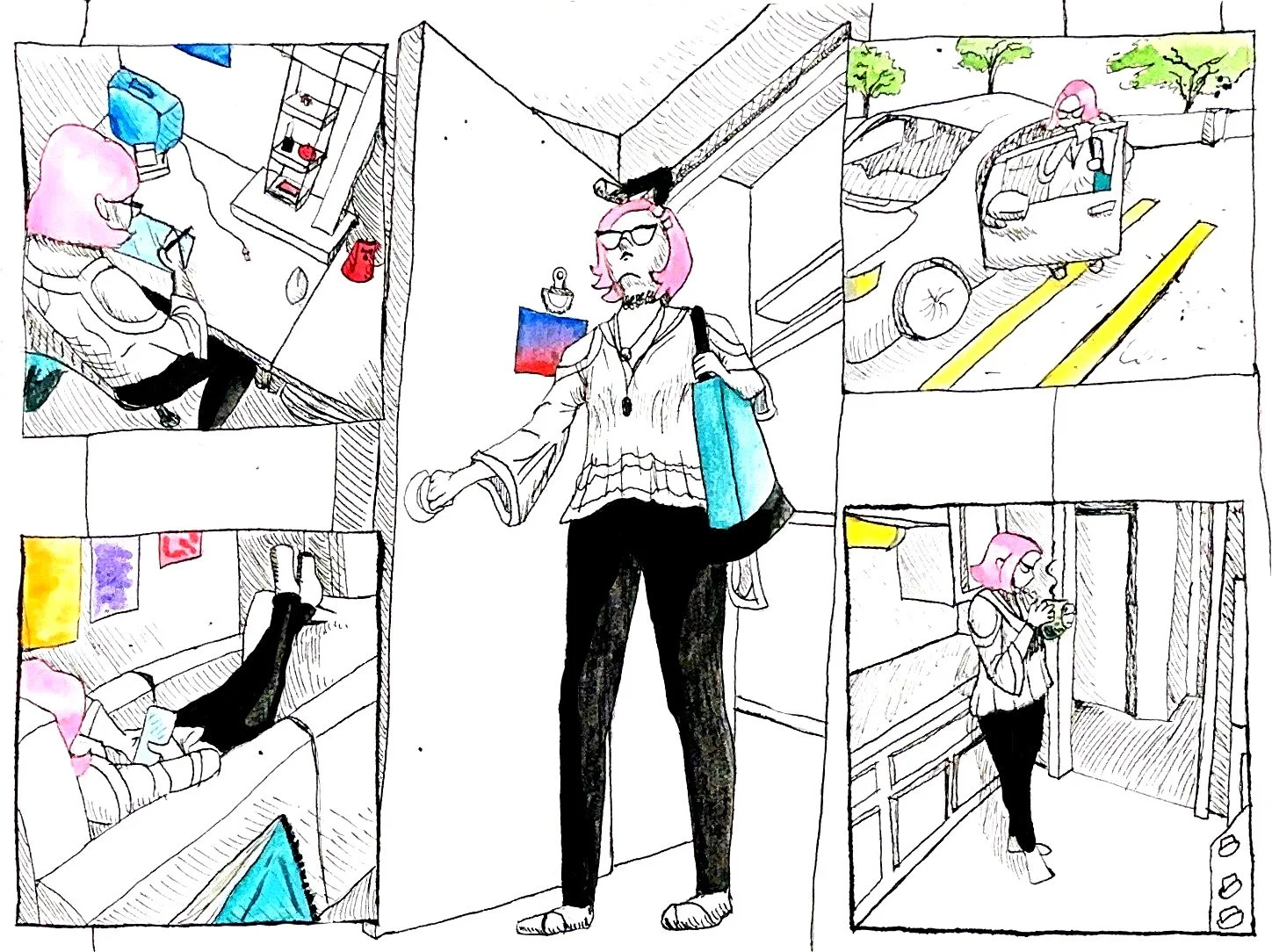 One Page Comic: New Apartment