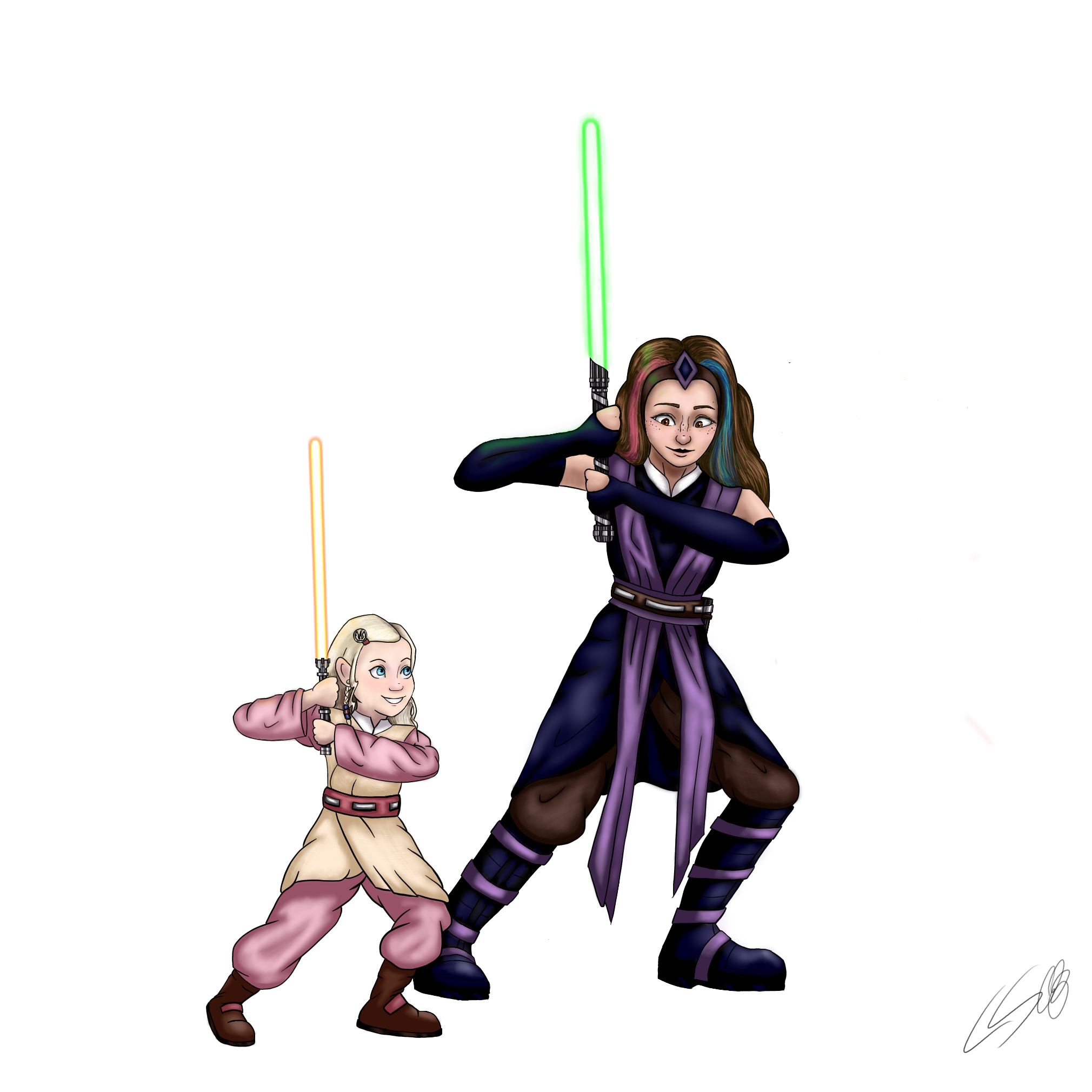 Commission for Evelyn: Star Wars Original Characters