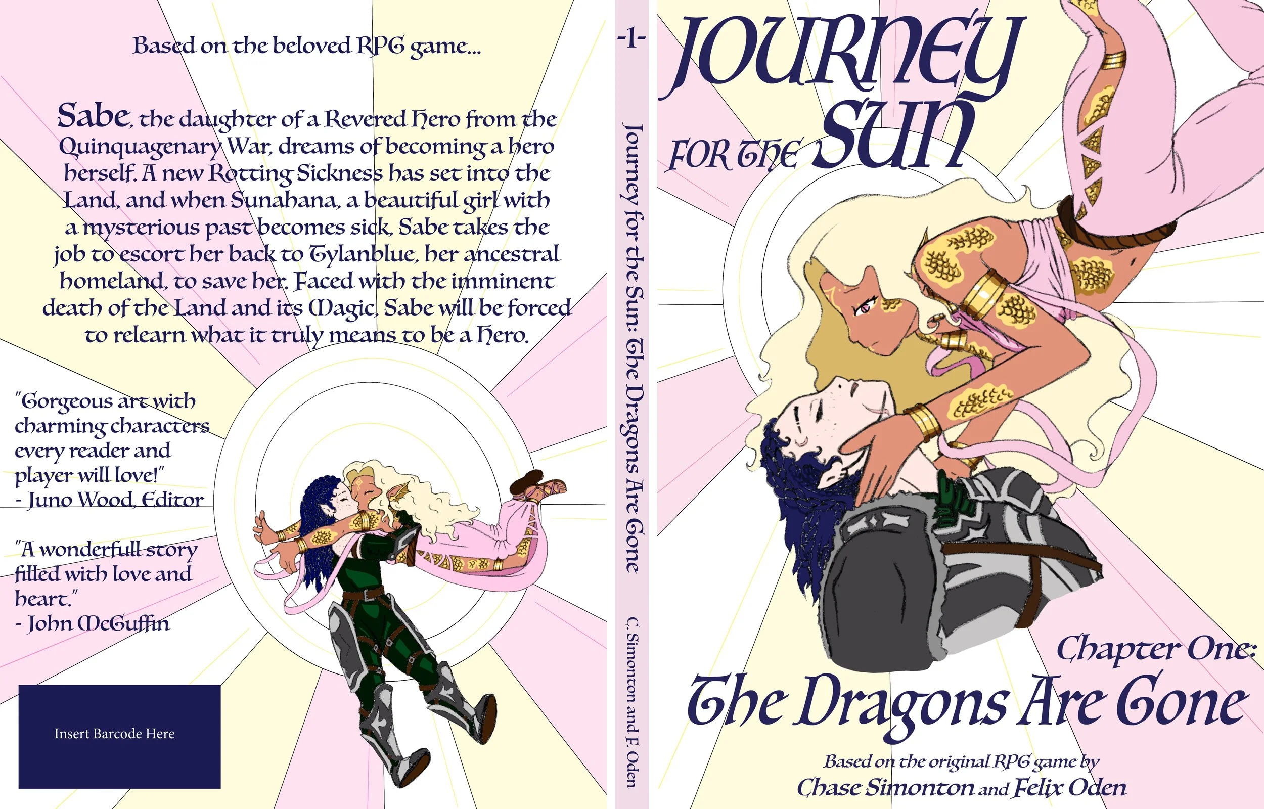 Journey for the Sun Volume 1 comic concept cover