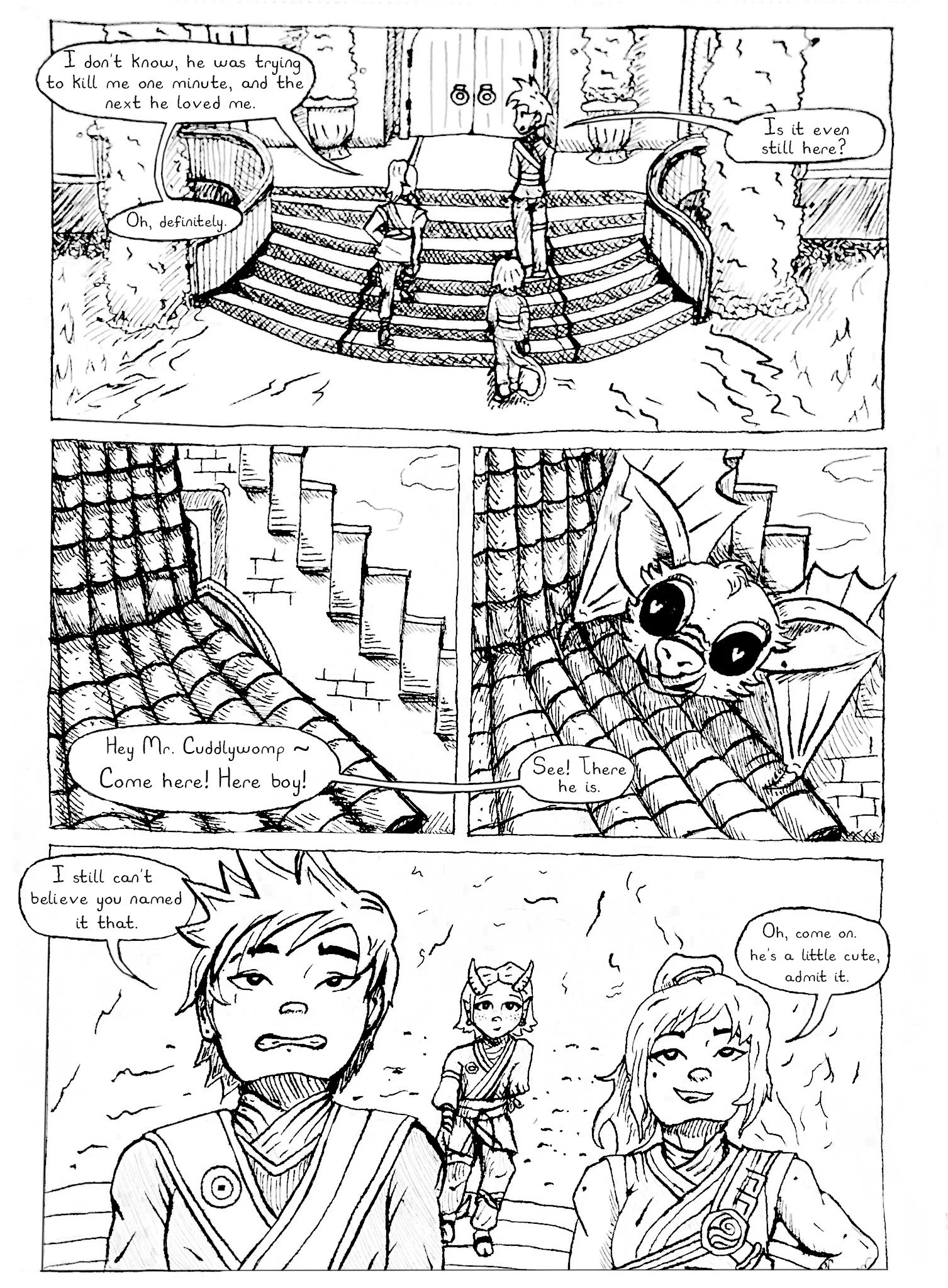 One Page Comic: Original D&D Campaign - Inspiration from LEGO Ninjago: Master of the Mountain
