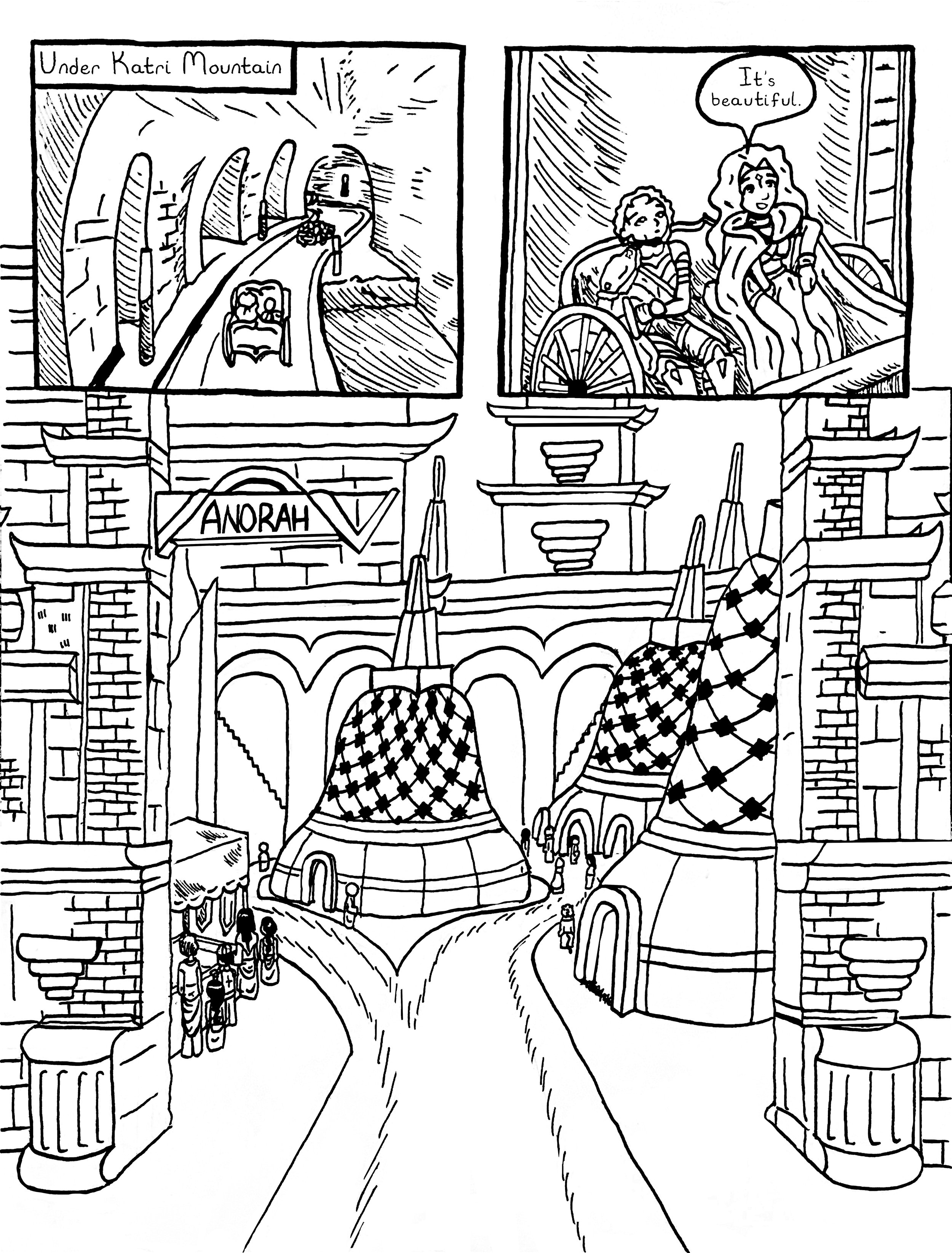 Concept Pages for Journey for the Sun Volume 1