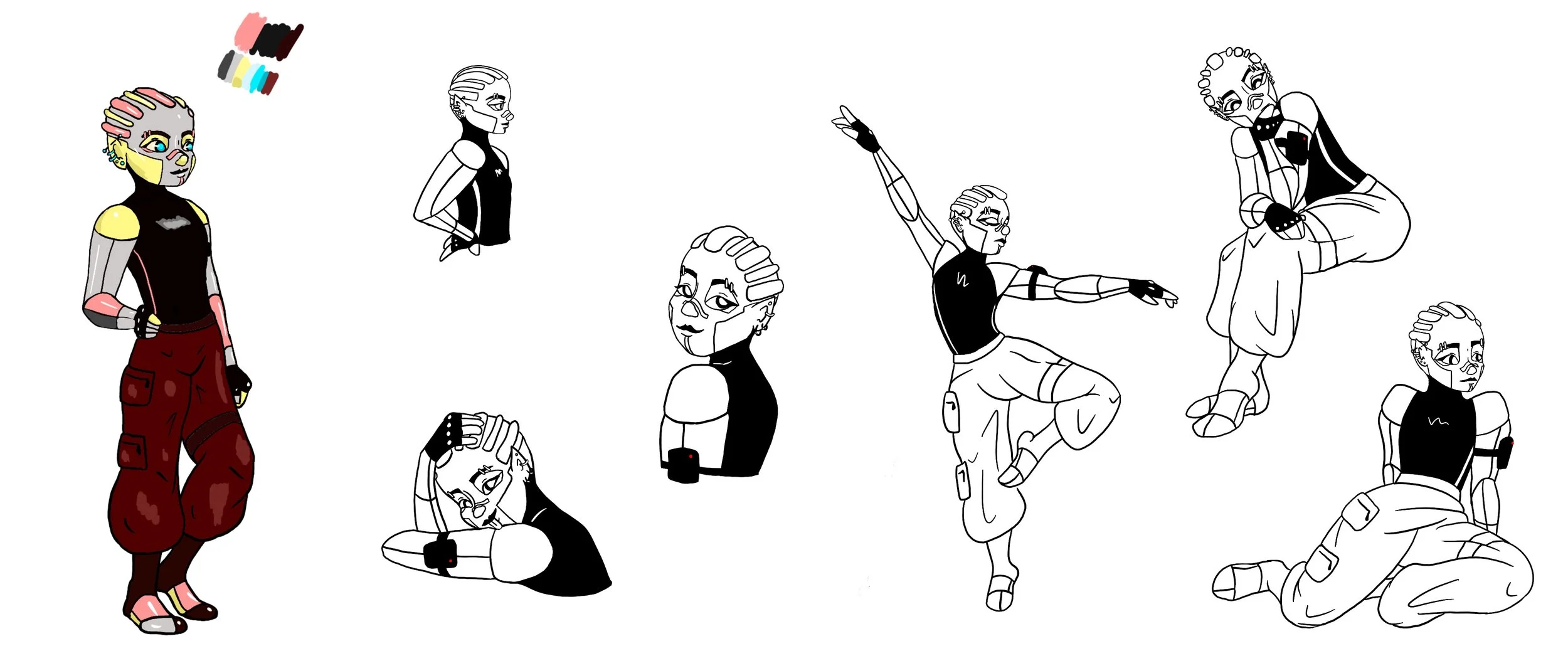 Opportunity, Curiosity, Explorer: Poses for K1R4 (Kira)