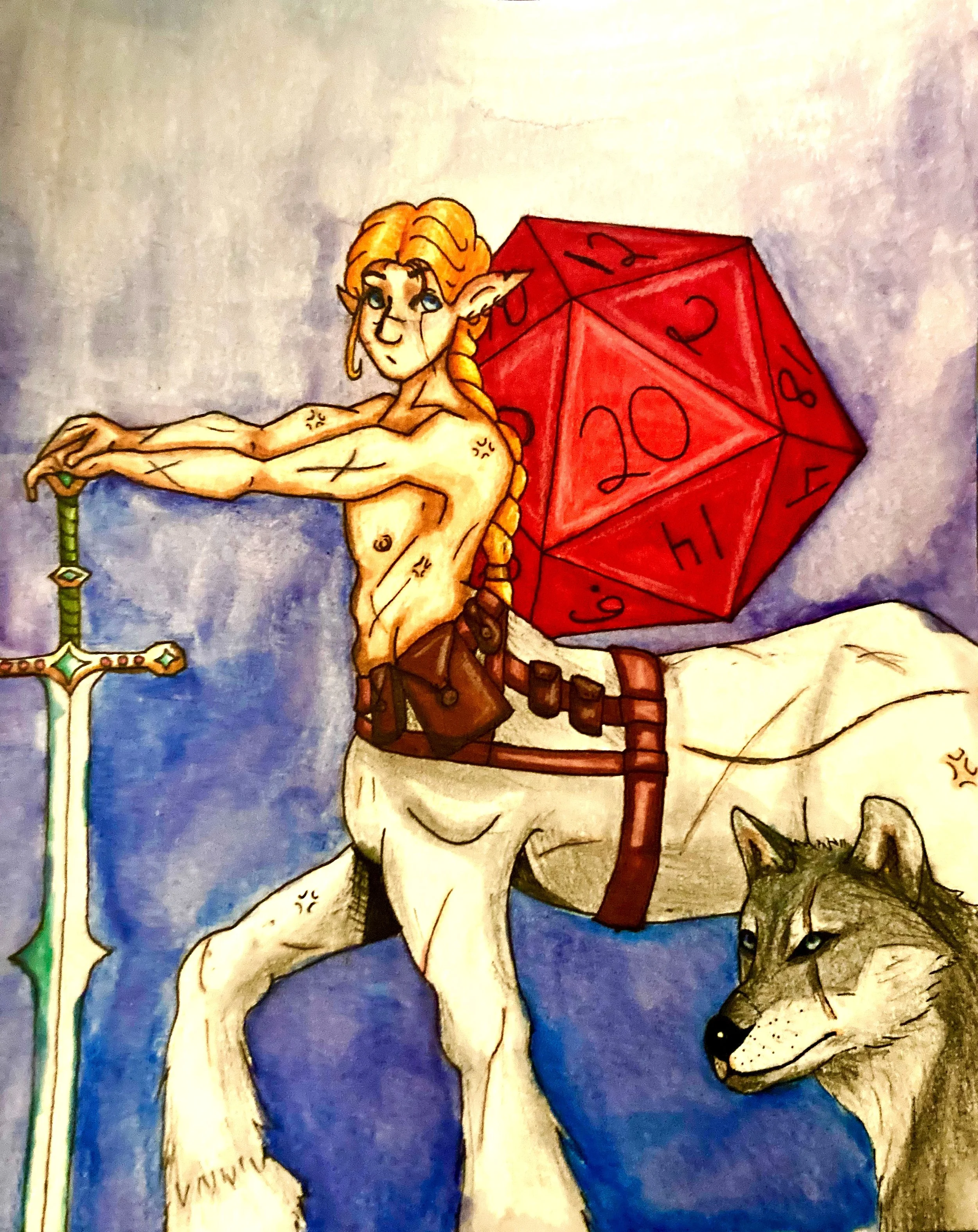 Nanvend: Watercolors, 5.5" x 5.5"