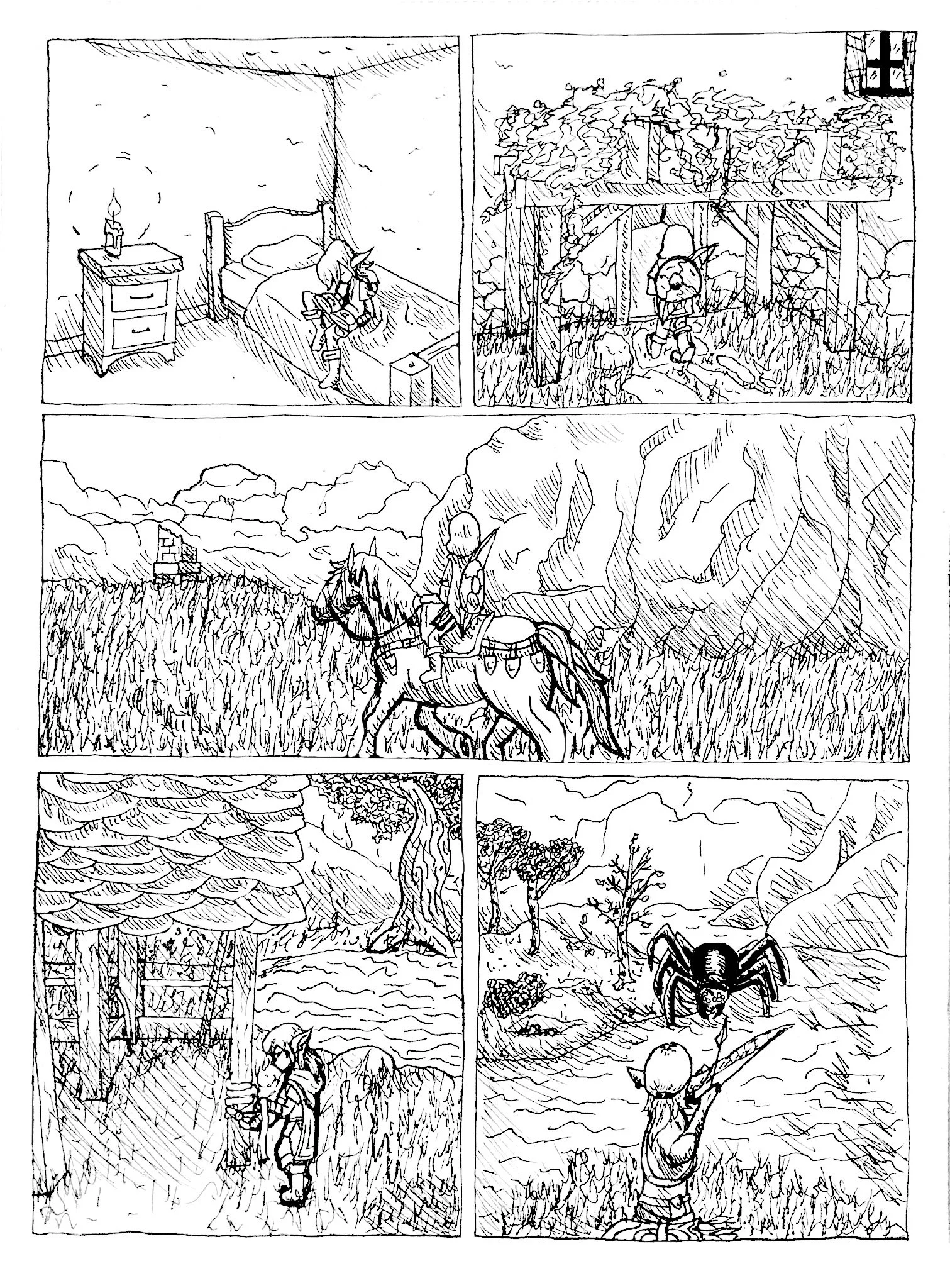 One Page Comic: Life - Inspiration from The Legend of Zelda: Breath of the Wild