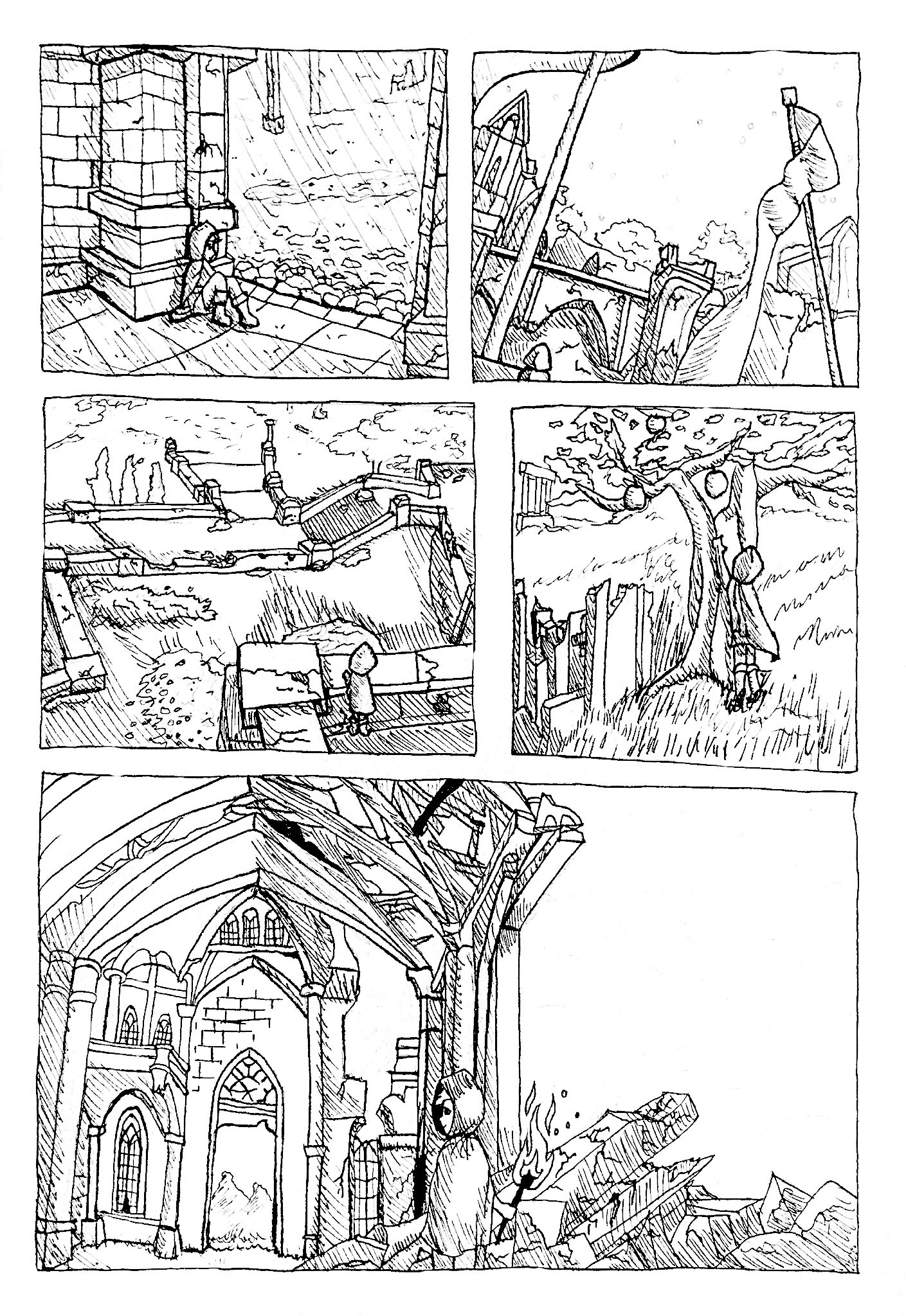 One Page Comic: Growth and Healing - Inspiration from The Legend of Zelda: Breath of the Wild