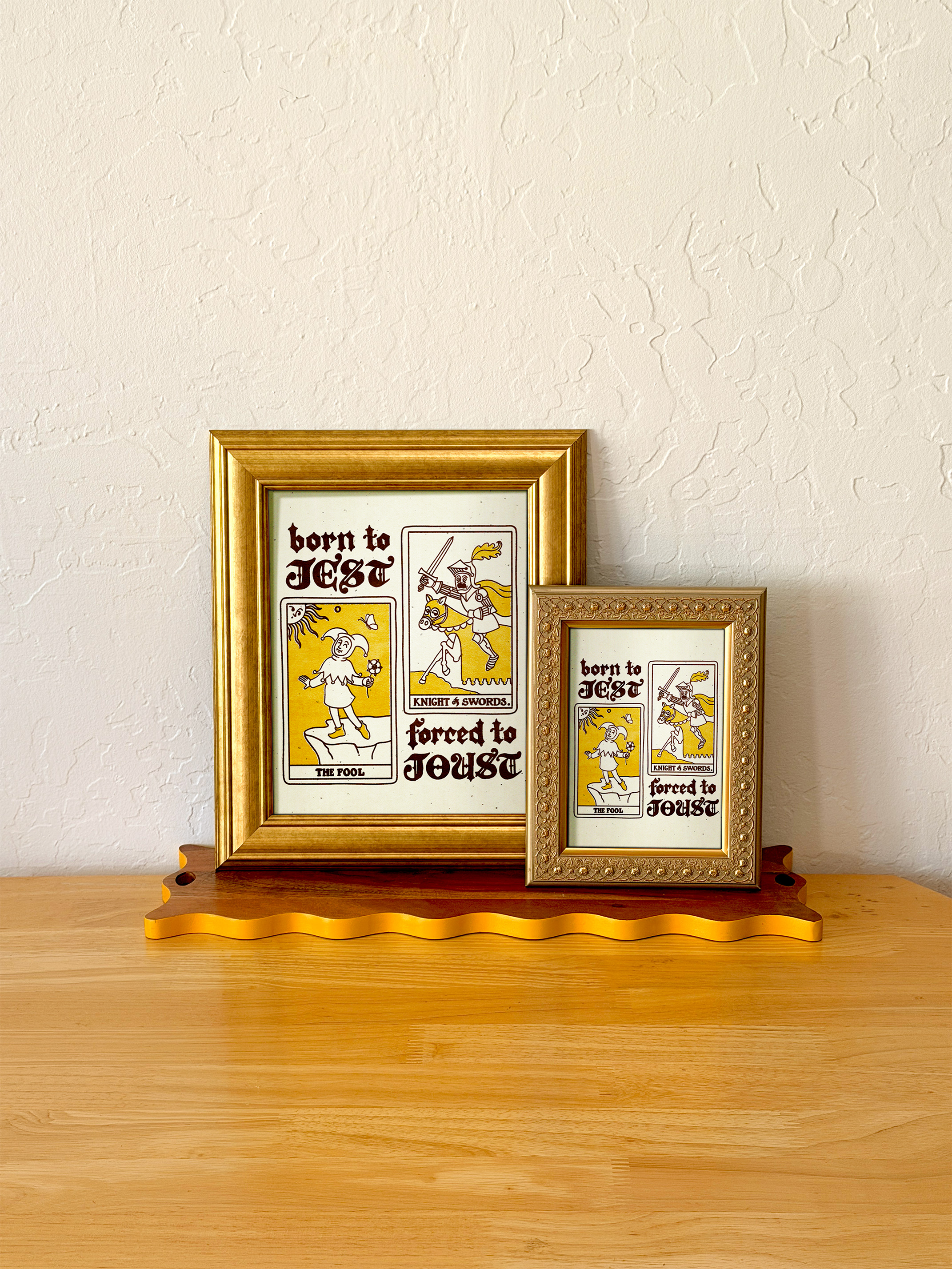 Born To Jest Forced To Joust Print