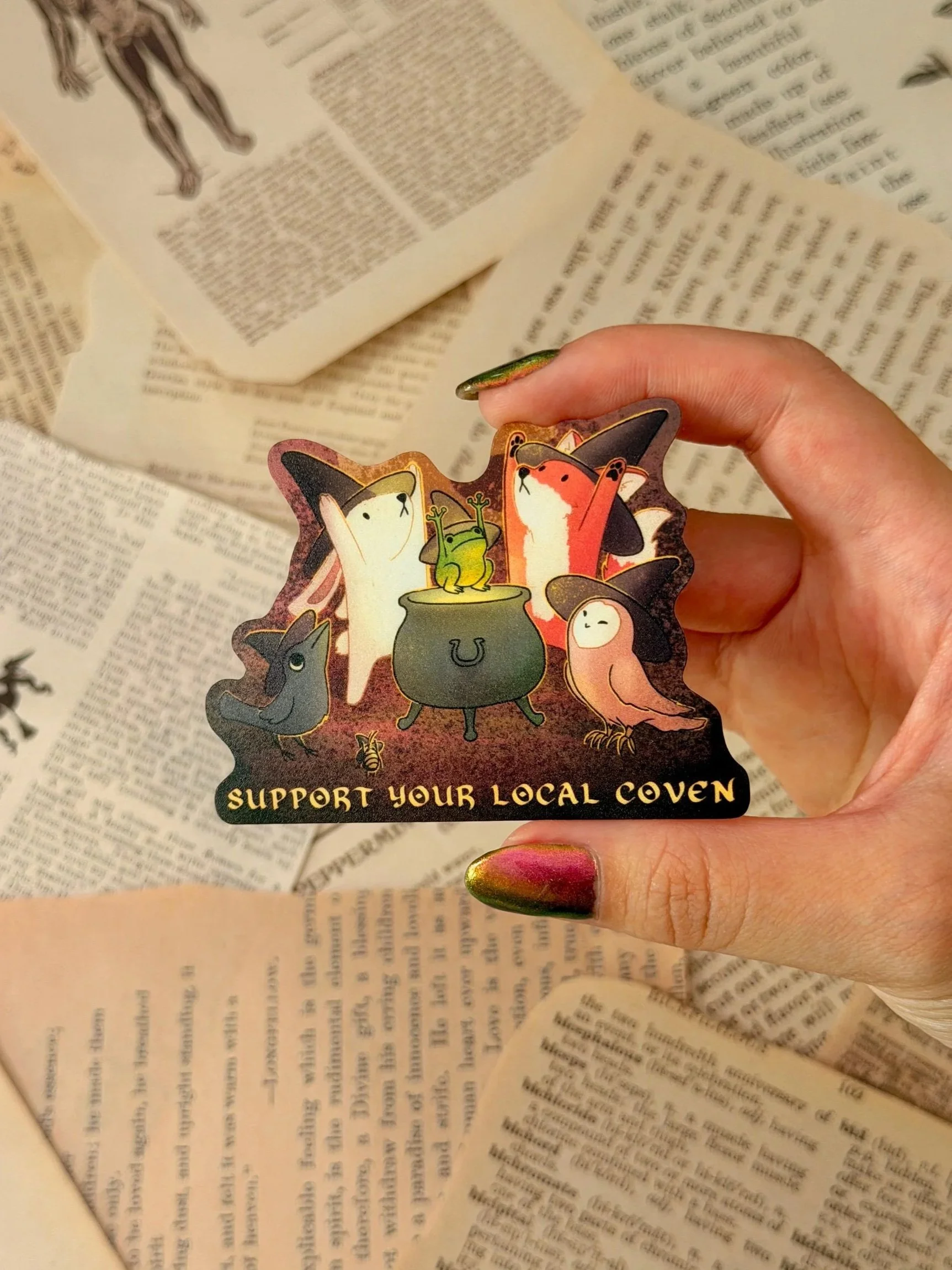 Support Your Local Coven Sticker