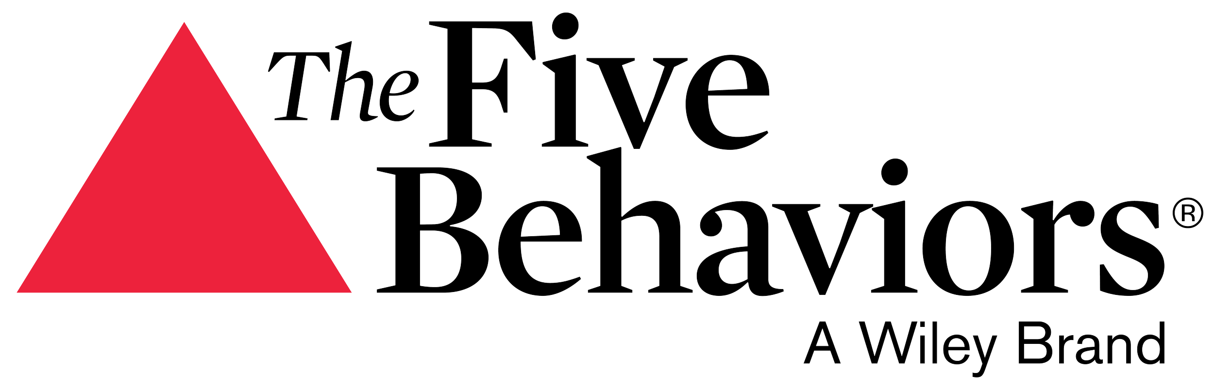 Logo of The Five Behaviors -  a team development tool designed to improve team performance by measuring and improving five key areas