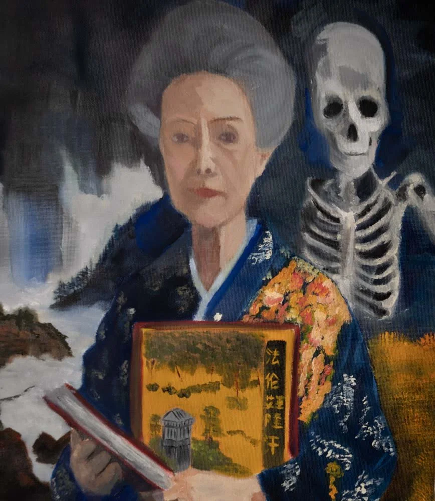 Takiyasha the Witch and the Skeleton Spectre, a Ukiyo-e study