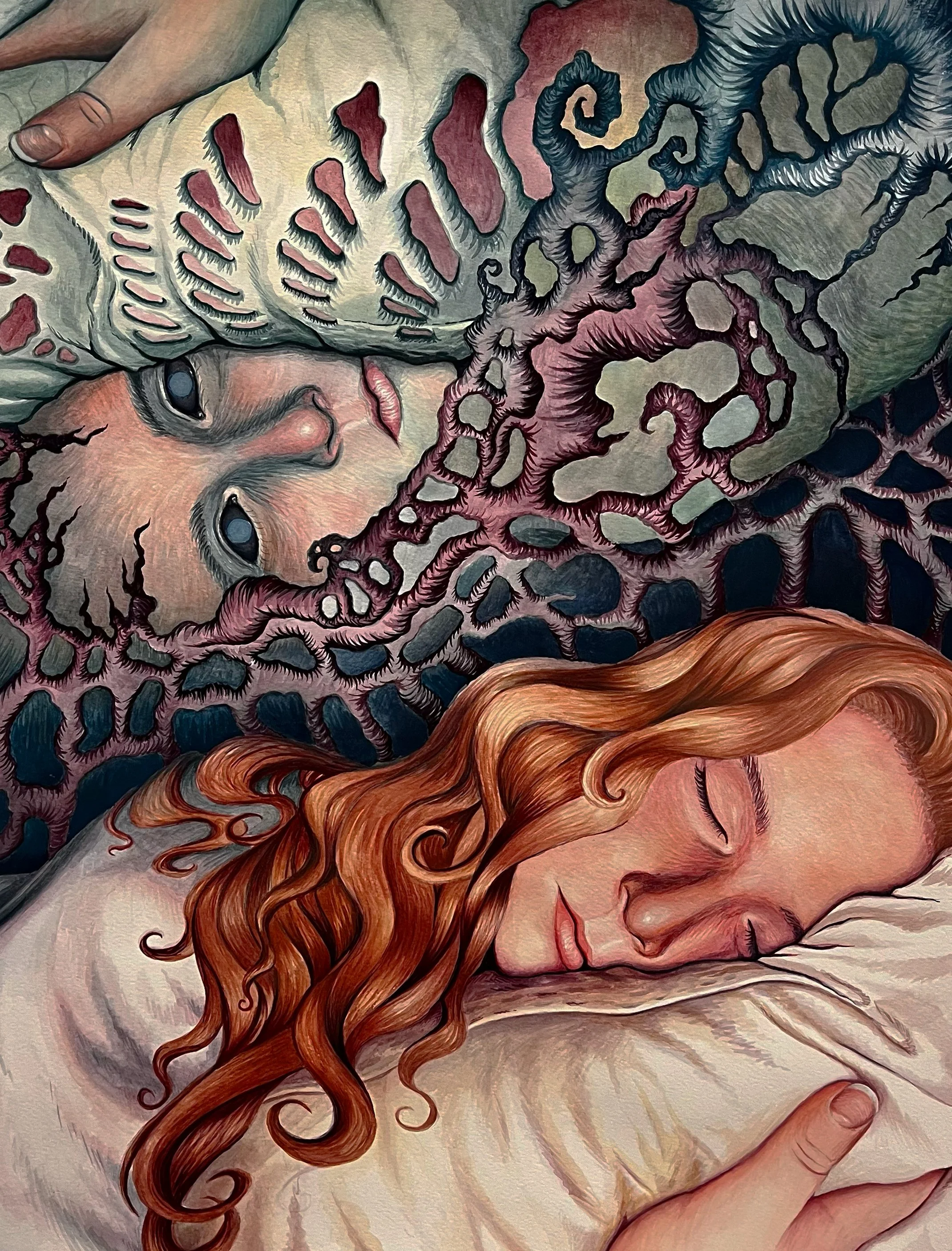 Dreamscapes, 22x28, gouache on paper