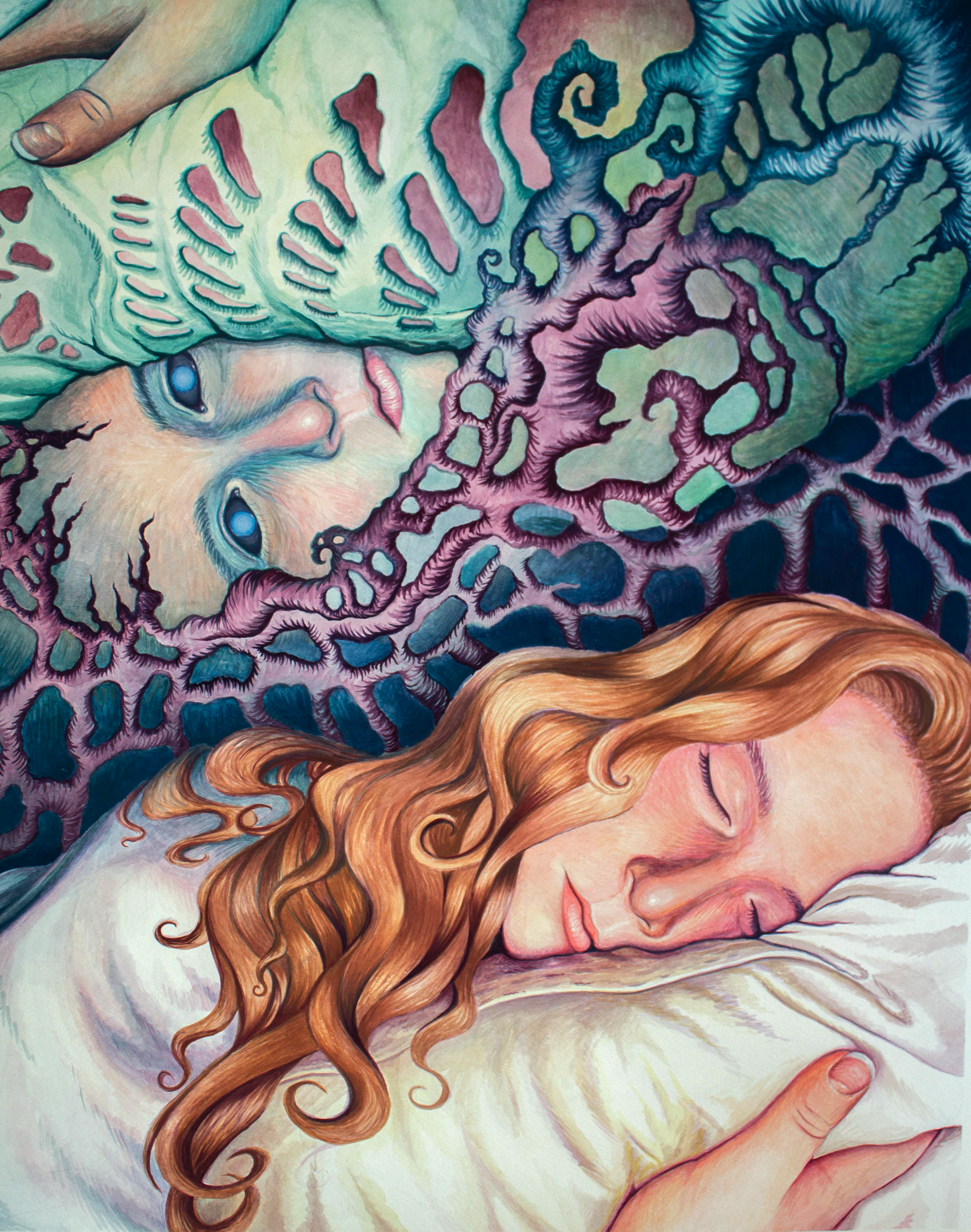 Dreamscapes, 22x30, gouache on paper