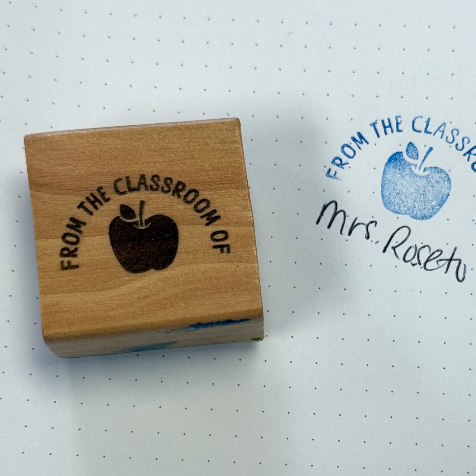 "From the Classroom of" Stamp