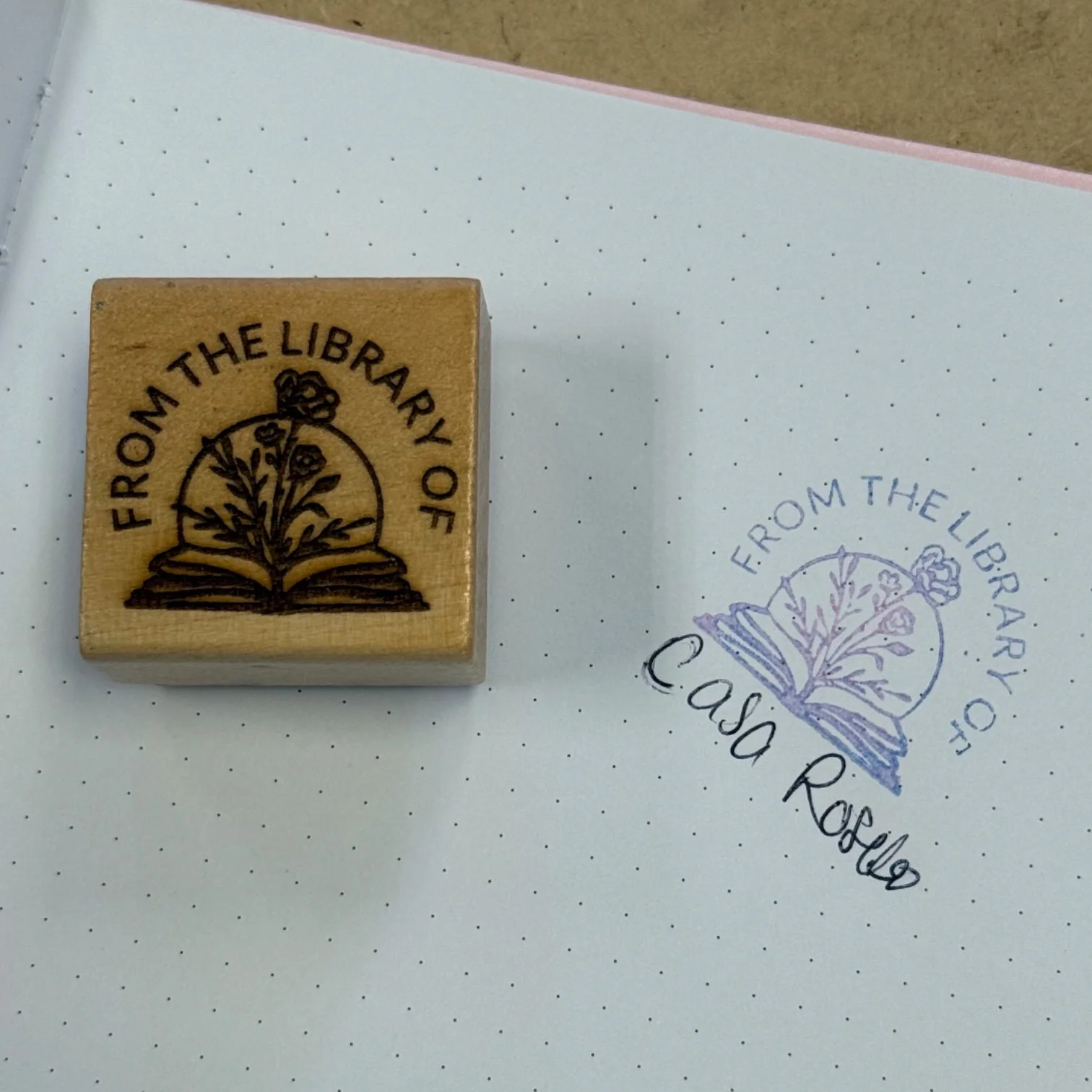 "From the Library of" Stamp