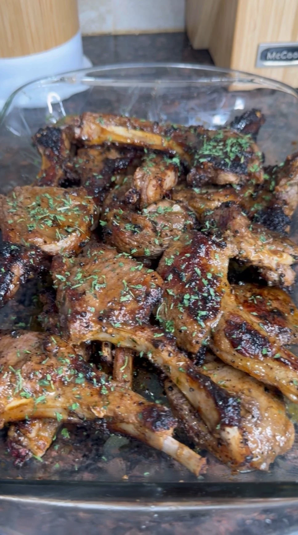 Honey Mustard Lamb Chomps