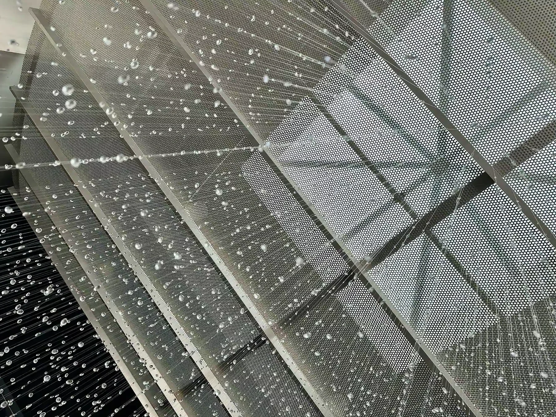 Shape of Light, 2025
Hand-made resin orbs, monofilament, 60 x 60 x 60 inches