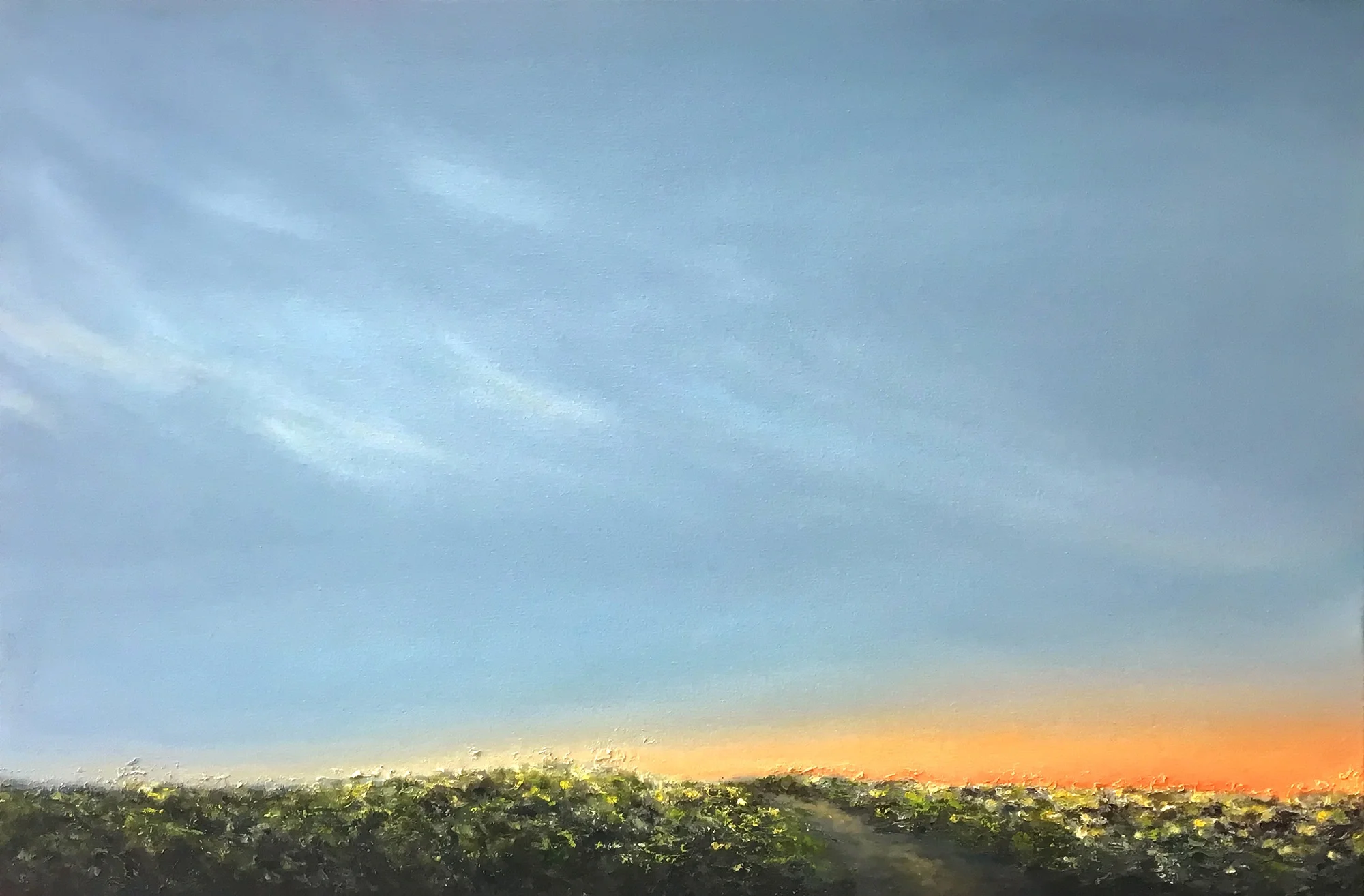 The Path Less Traveled, 2017
Oil on canvas, 24 x 36 inches