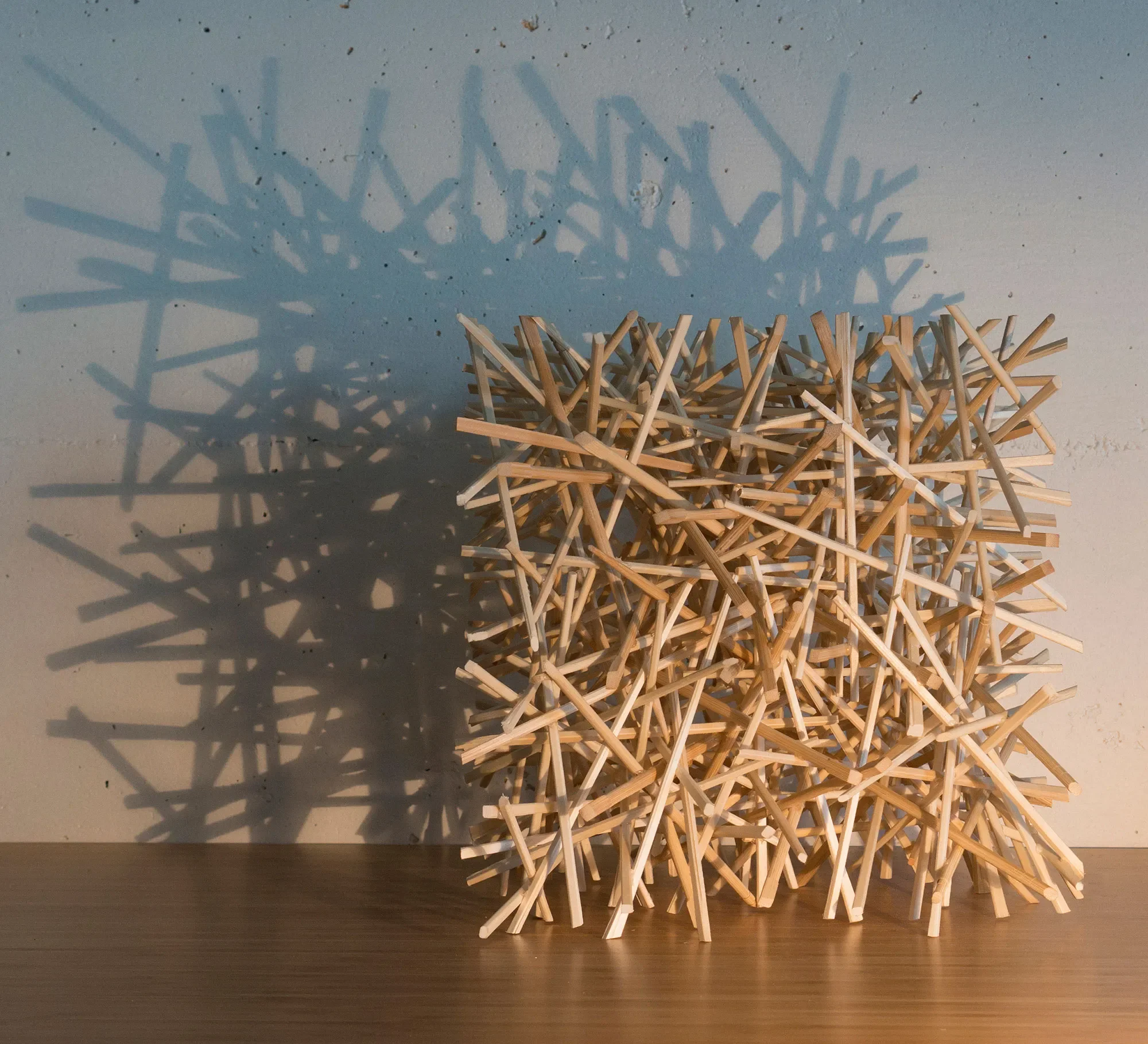 Chaos within Order, 2017
Chopsticks, 12 x 12 x 12 inches