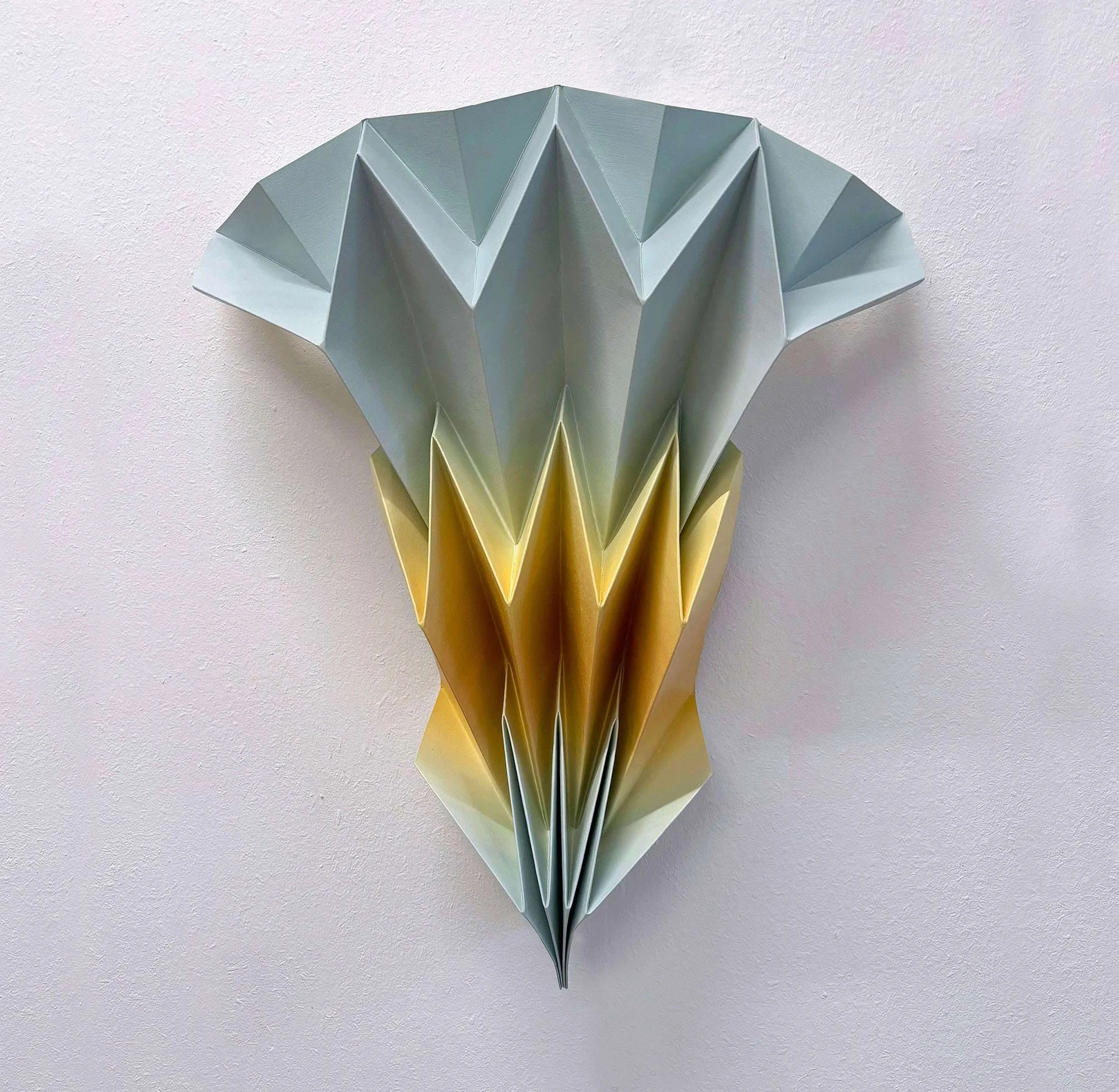 Fortress of Solitude (Daylily), 2025
Oil on paper, folded, 24 x 20 x 5 inches