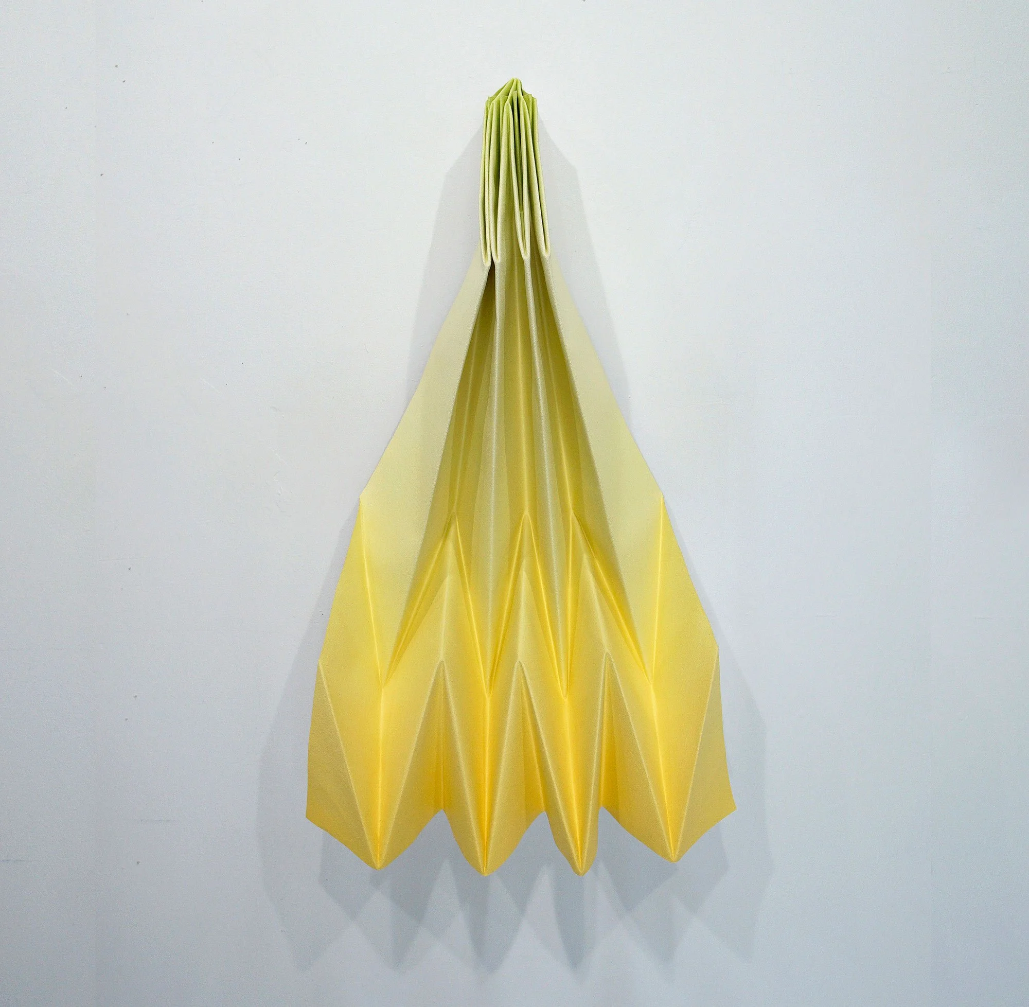 Creamy Yellow (Angel’s Trumpet), 2023
Oil on canvas, folded, 32 x 18 x 7 inches