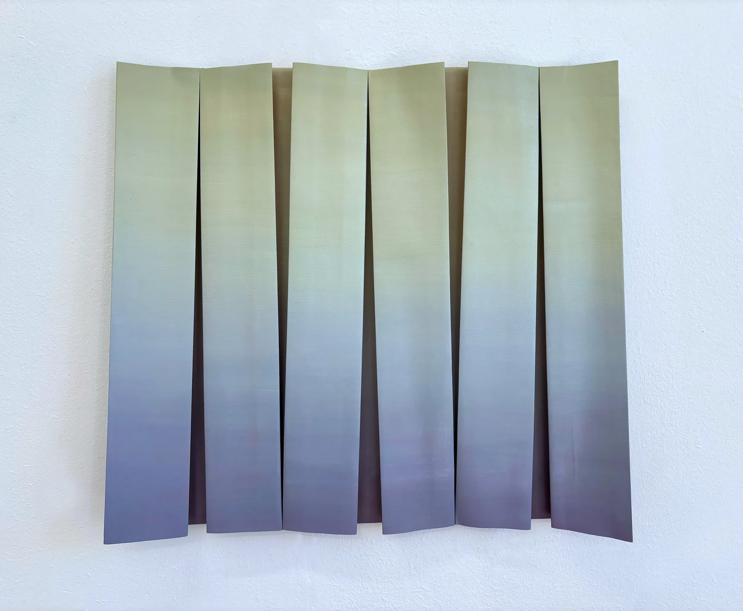 September in Daugavpils, 2025
Oil on canvas, folded, 24 x 27.5 x 2 inches