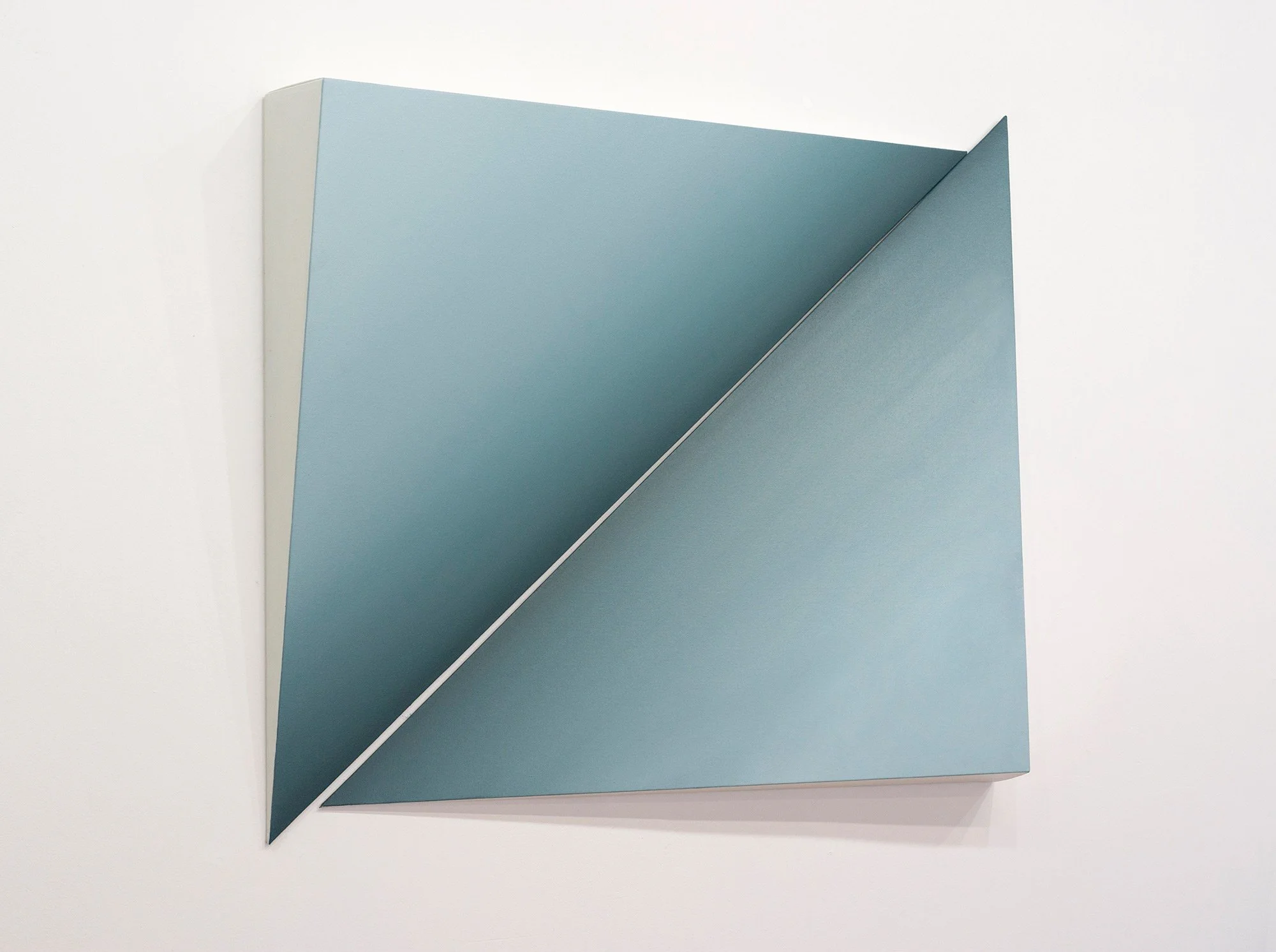 Chasm, 2019
Oil on canvas on shaped panels, 32 x 32 x 6 inches