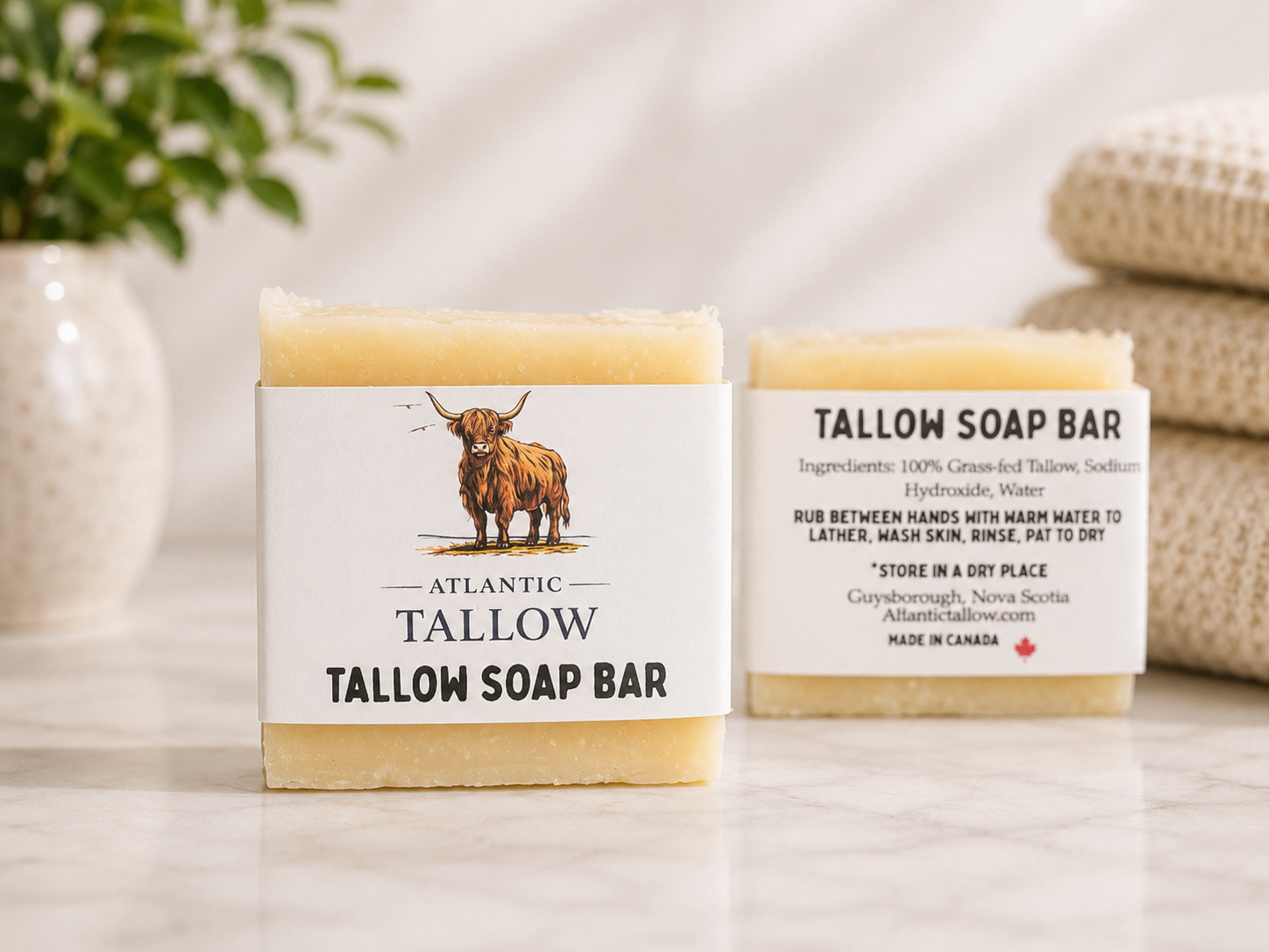 Pure Tallow Soap Bar