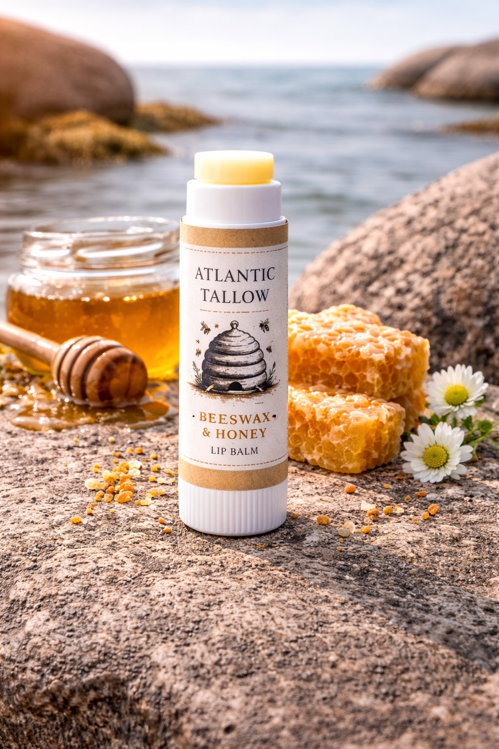 Honey + Beeswax Lip Balm