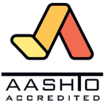 AASHTO Accredited laboratory symbol representing CME’s laboratory accreditation.