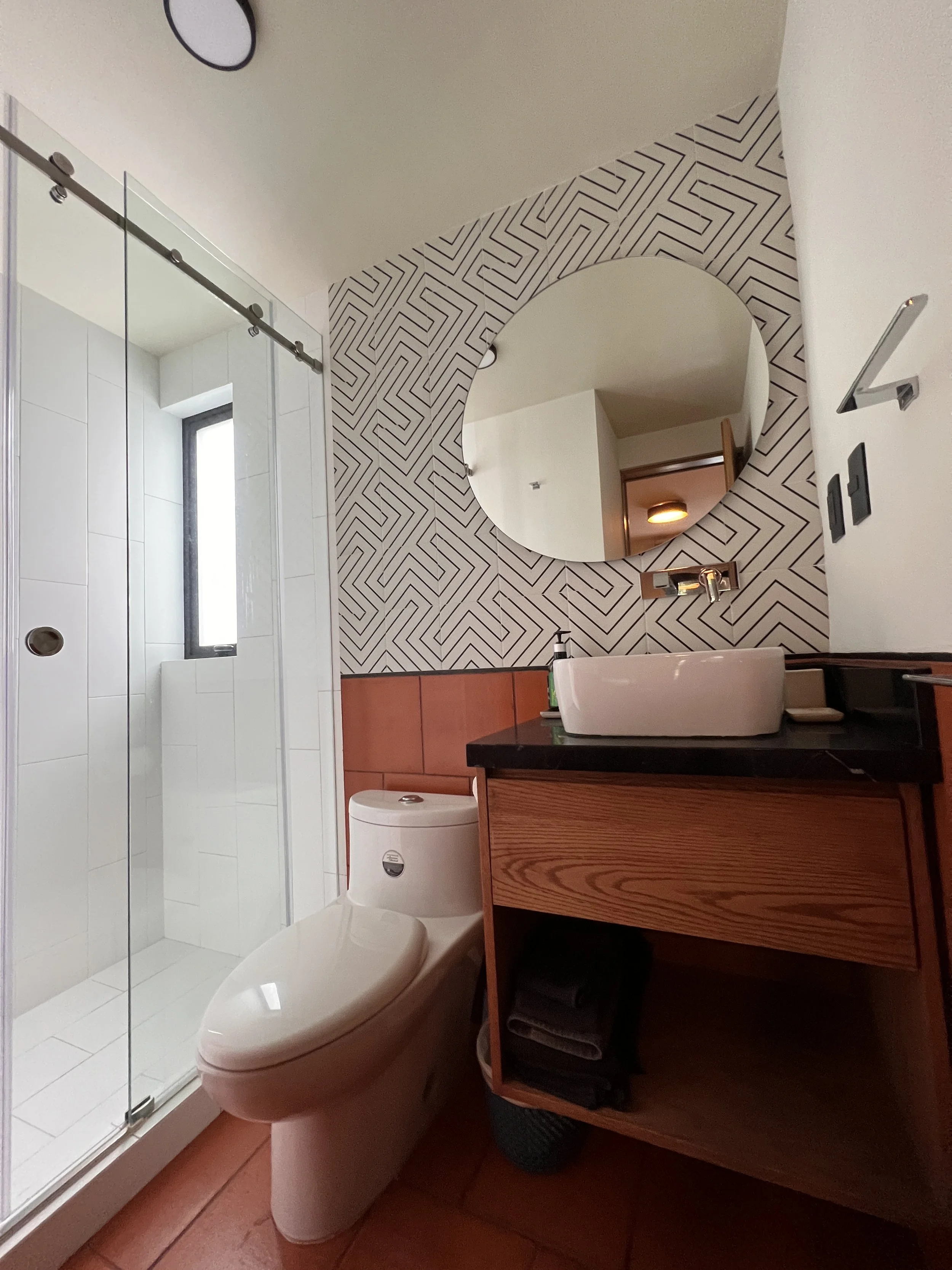 All rooms have private bathrooms