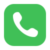 Green phone icon with a black telephone handset.