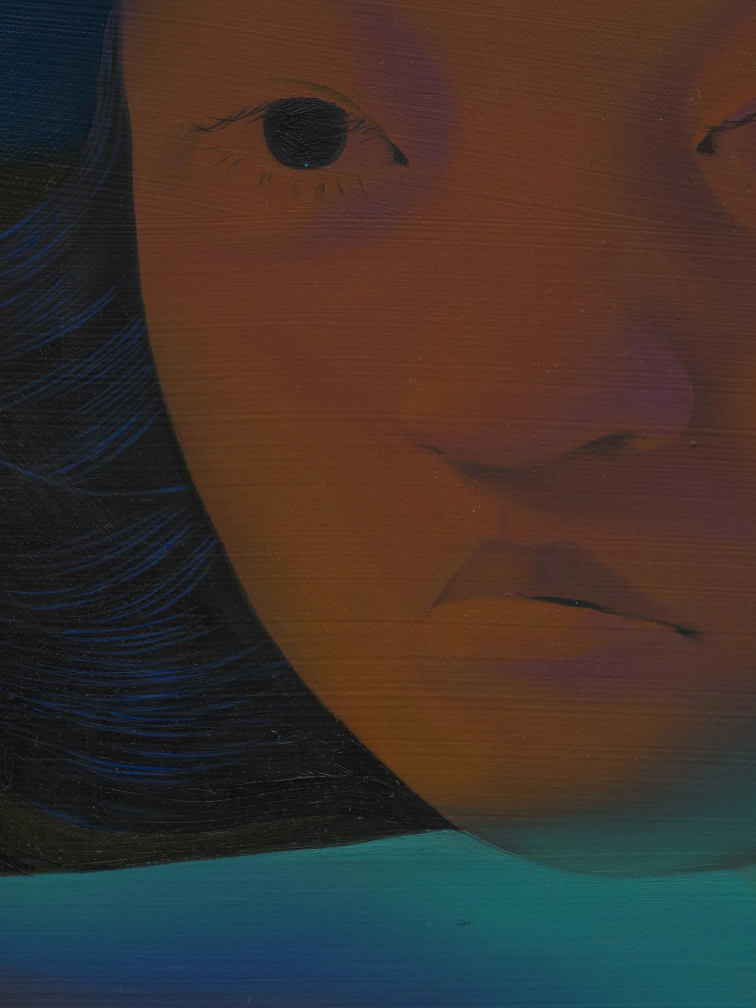 'Empath'
Oil on linen, 24 x 18 inches, 2021.