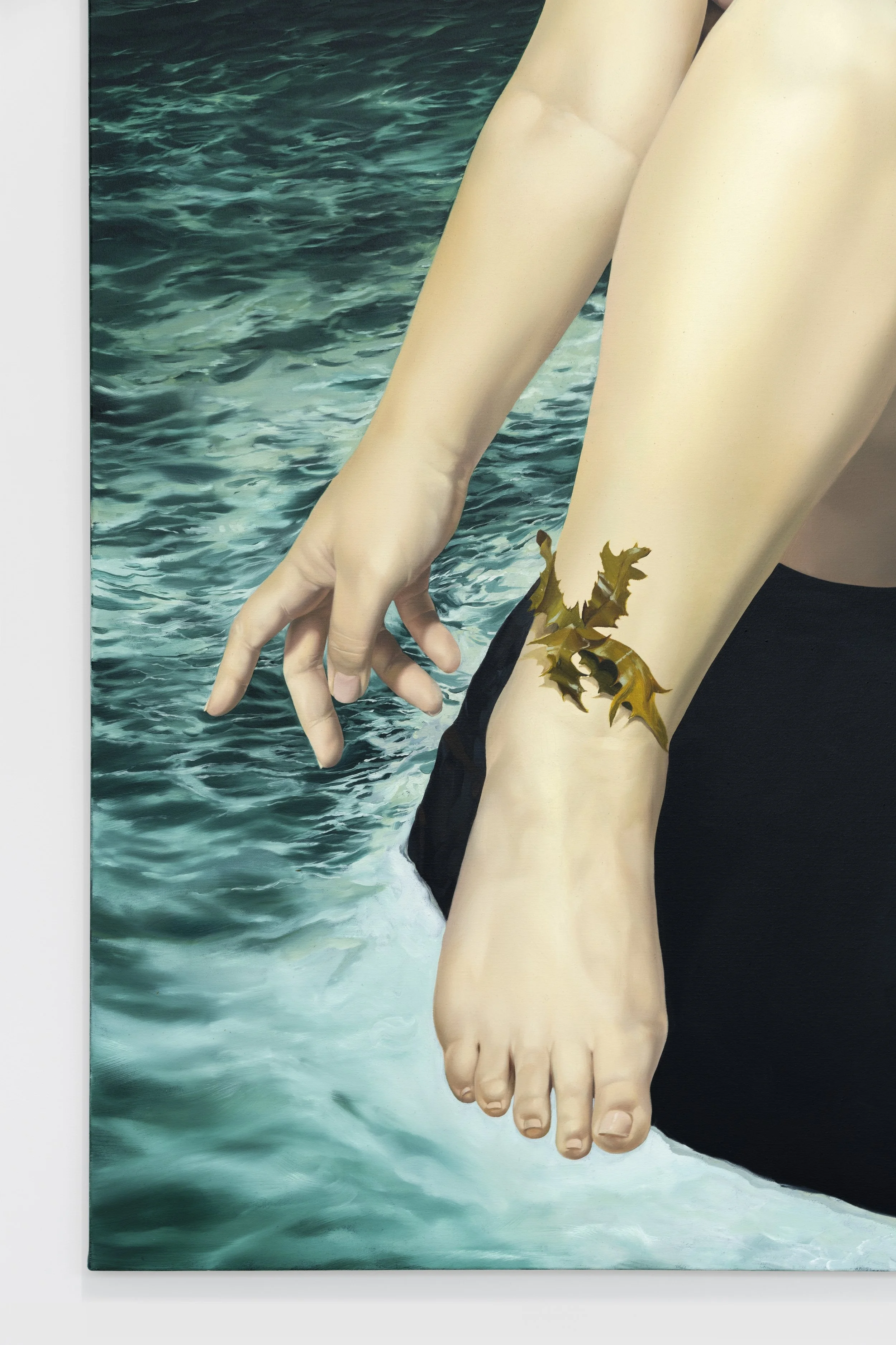 'Like Froth'
Oil on canvas, 60 x 48 inches, 2022.