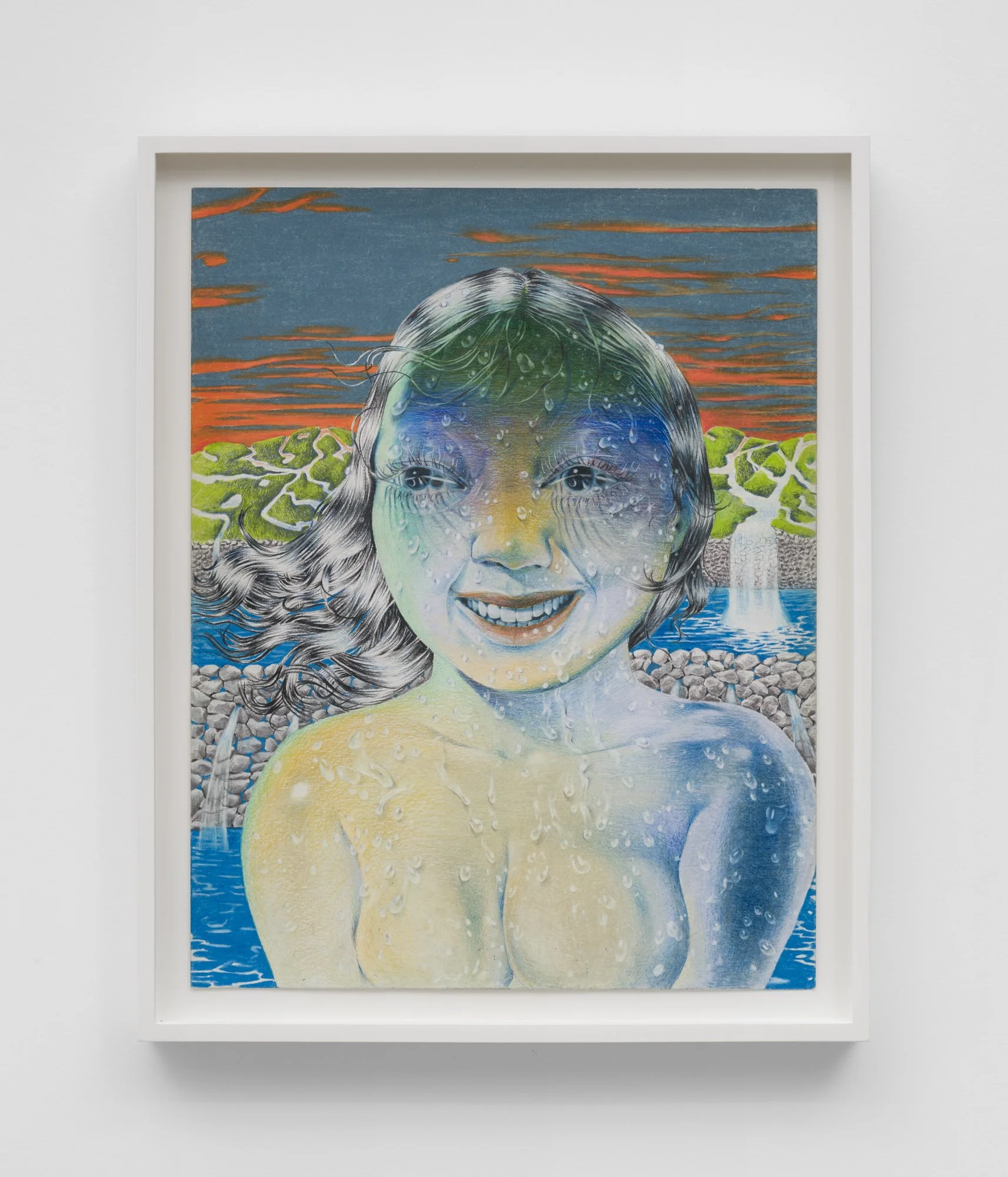 'Untitled'
Colored pencil on paper, 14 x 11 inches, 2020.