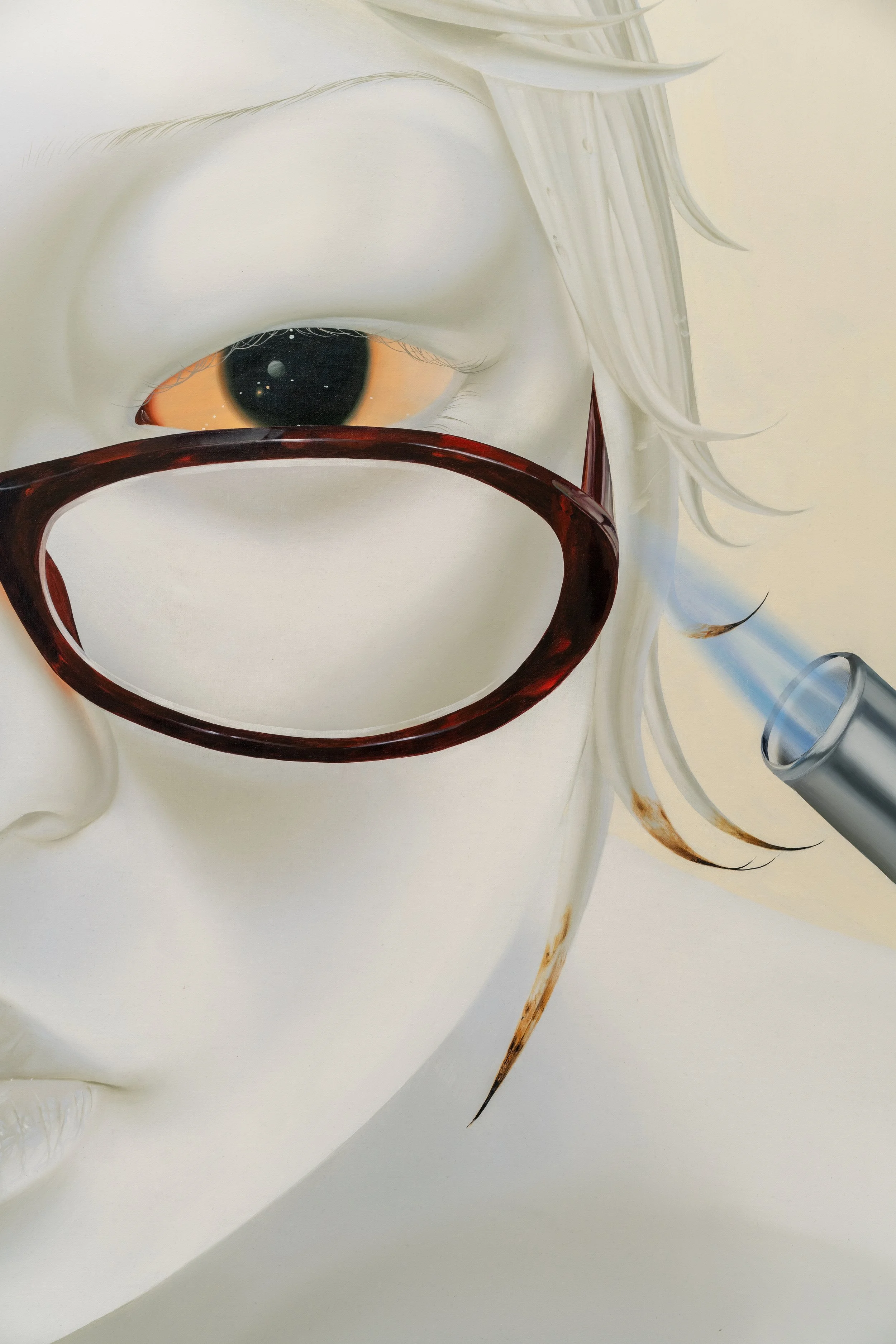 'Roast'
Oil on linen, 72 x 60 inches, 2023.