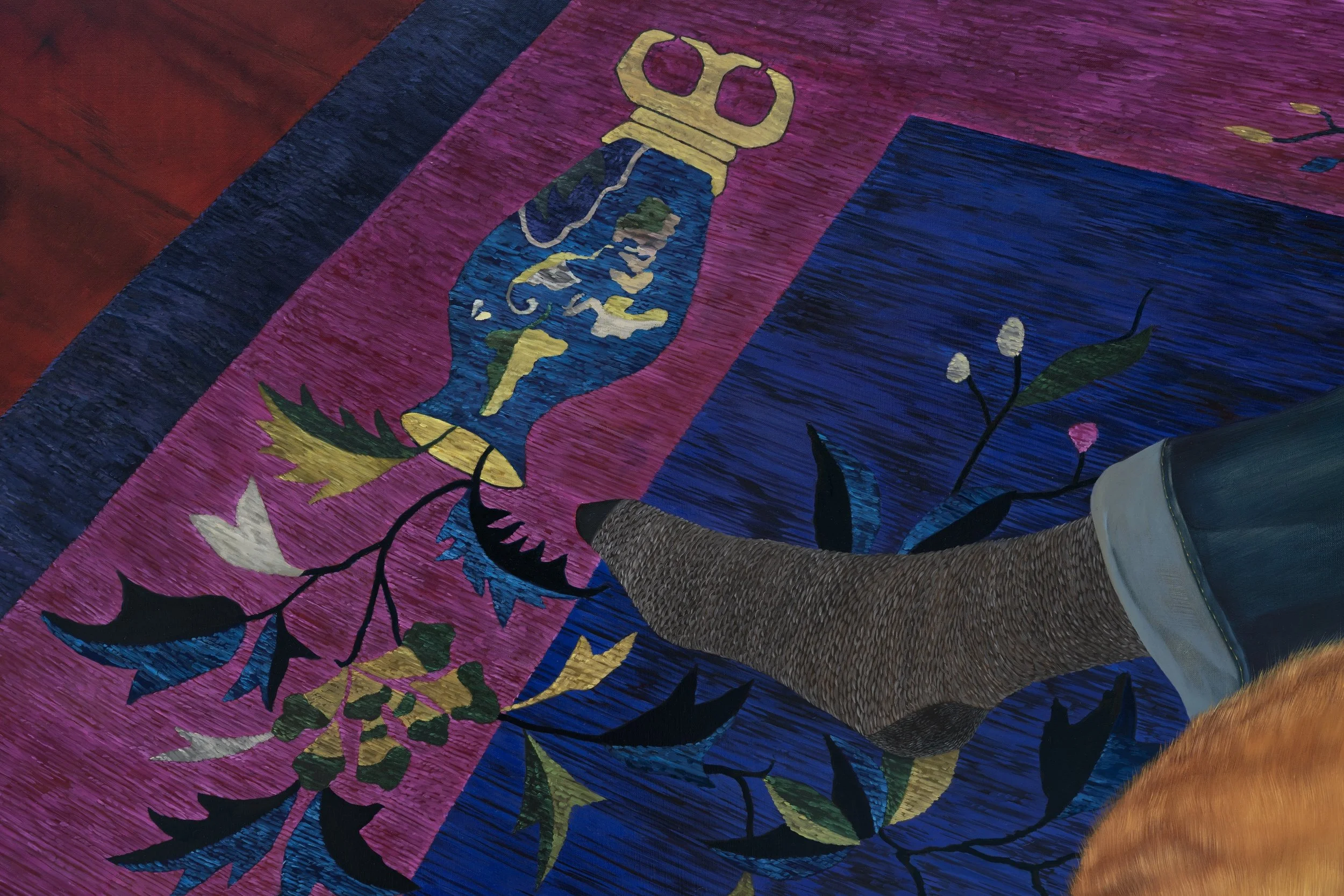 'Princess'
Oil on linen, 72 x 96 inches, 2023.