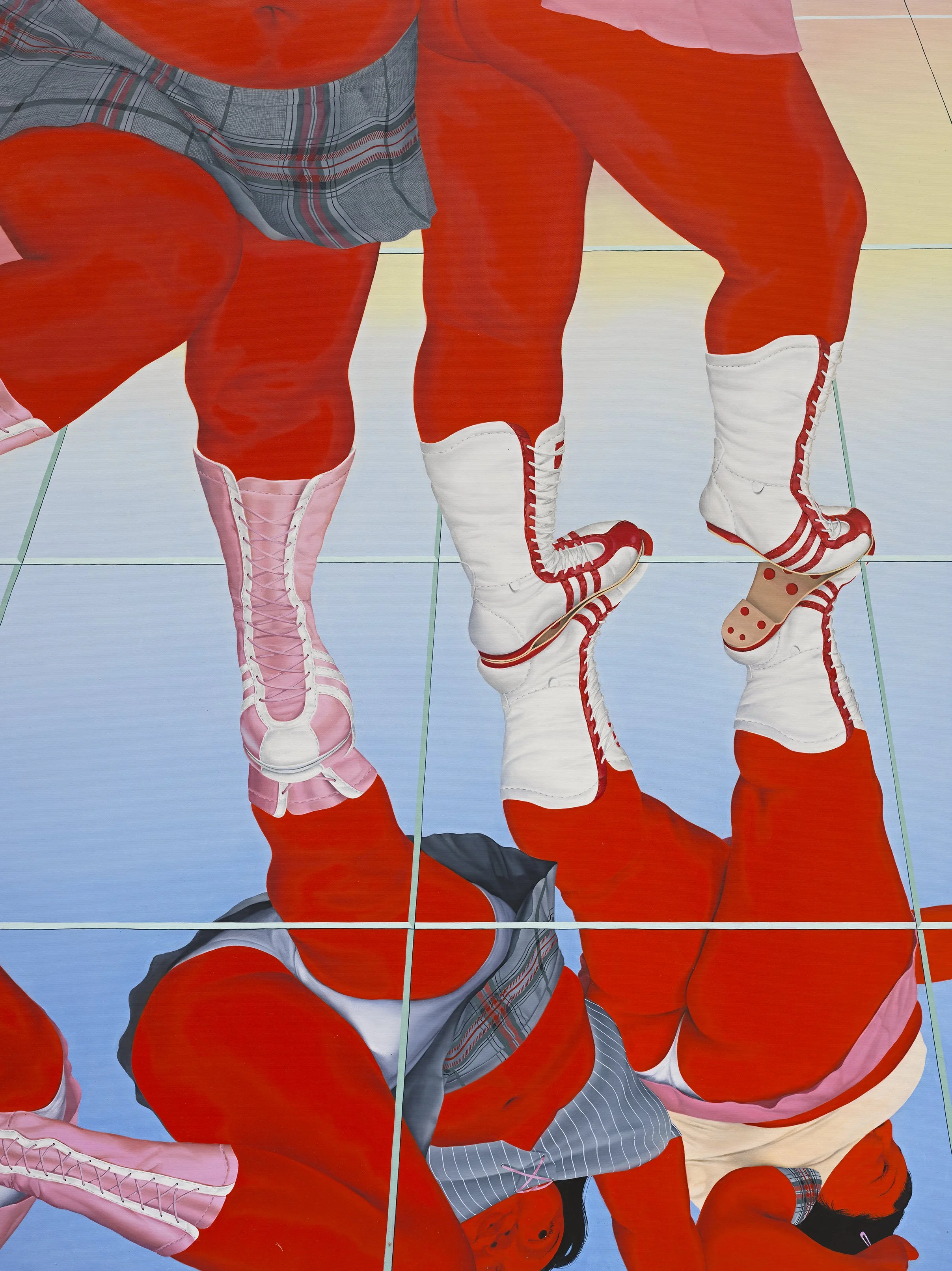 'In My Dreams I Dance For You'
Oil on canvas, 96 x 72 inches, 2022.