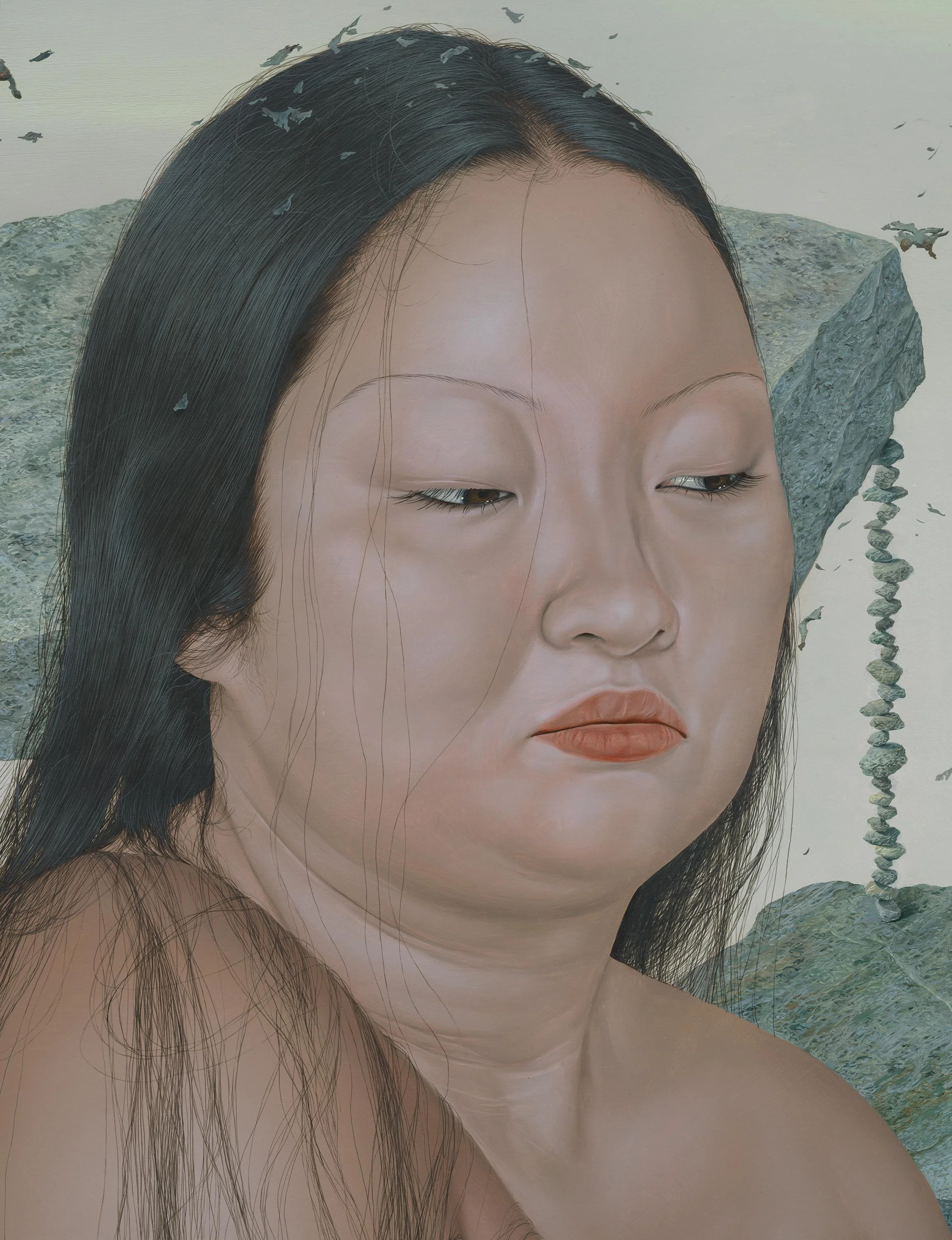 'Husbandry Heaven'
Oil on linen, 72 1/4 x 71 1/4 inches, 2025.