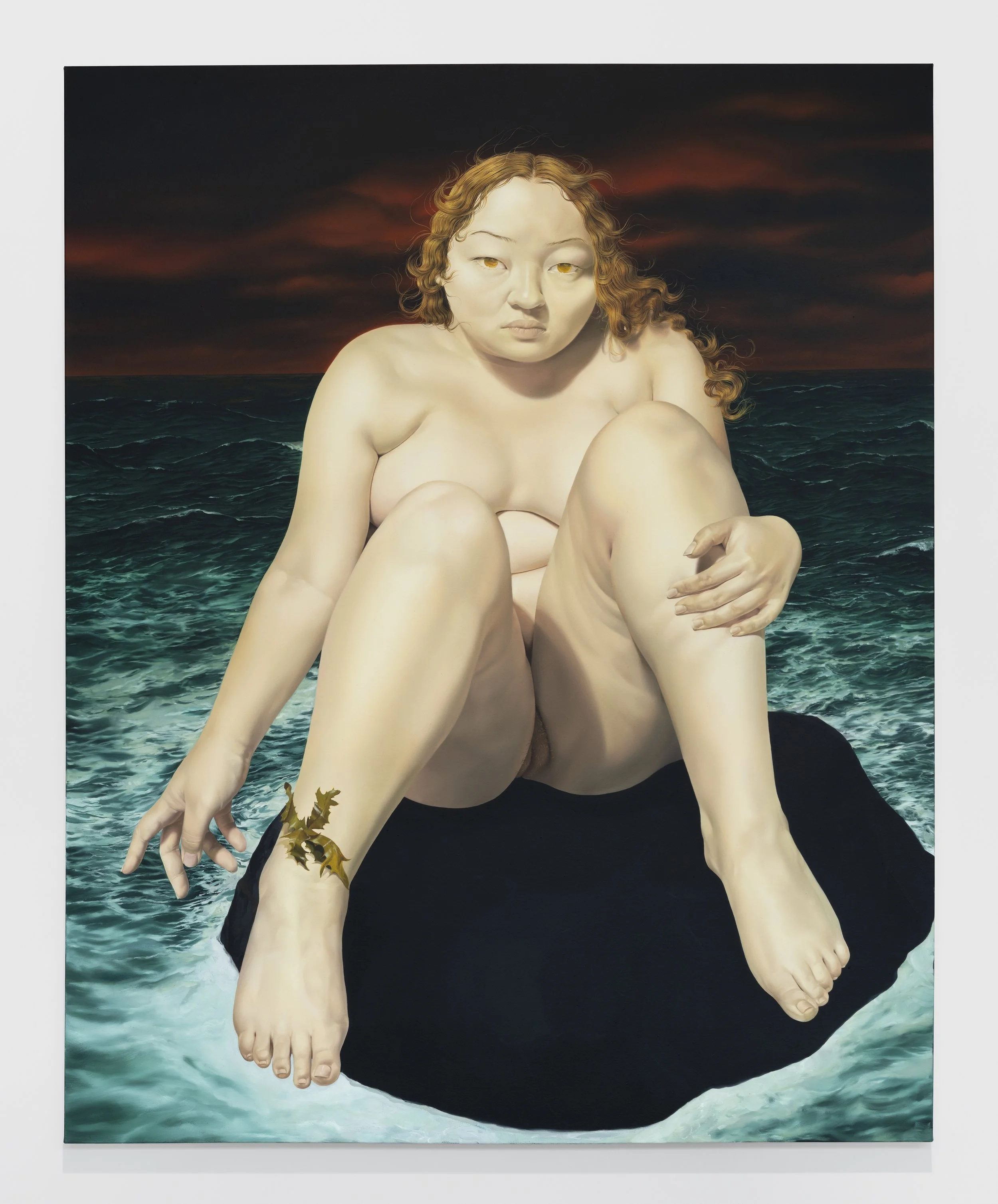 'Like Froth'
Oil on canvas, 60 x 48 inches, 2022.