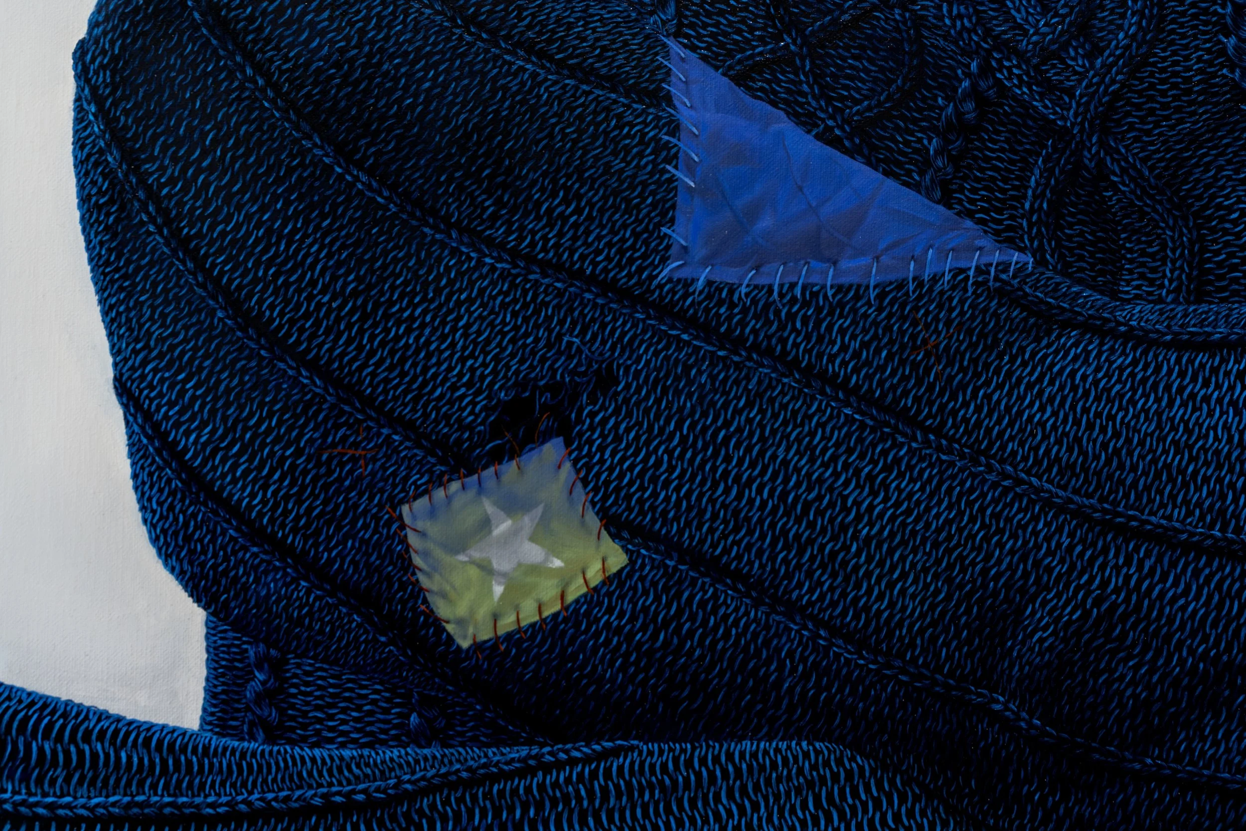 'Hugger'
Oil on linen, 36 x 24 inches, 2023.