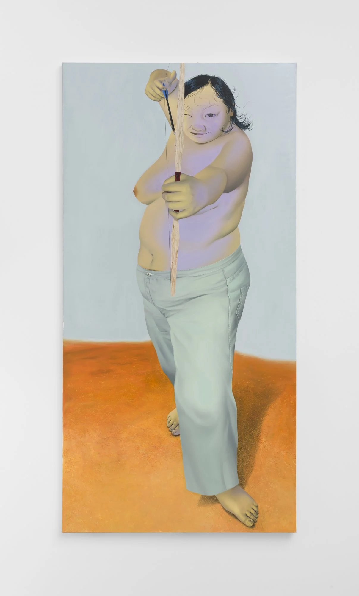 'The Archer'
Oil on canvas, 72 x 36 inches (diptych,) 2021.