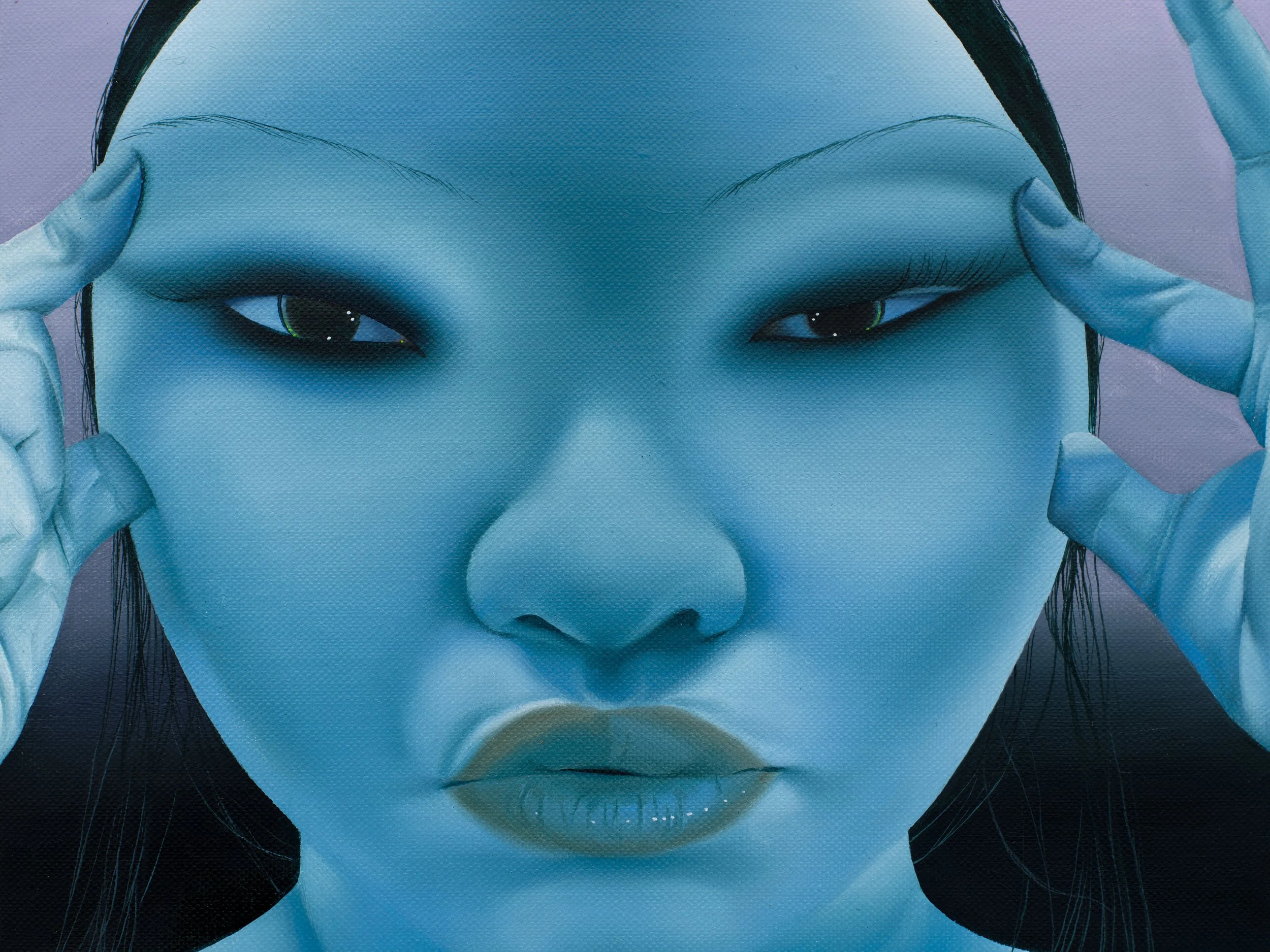 'Pull'
Oil on linen, 14 x 11 inches, 2024.