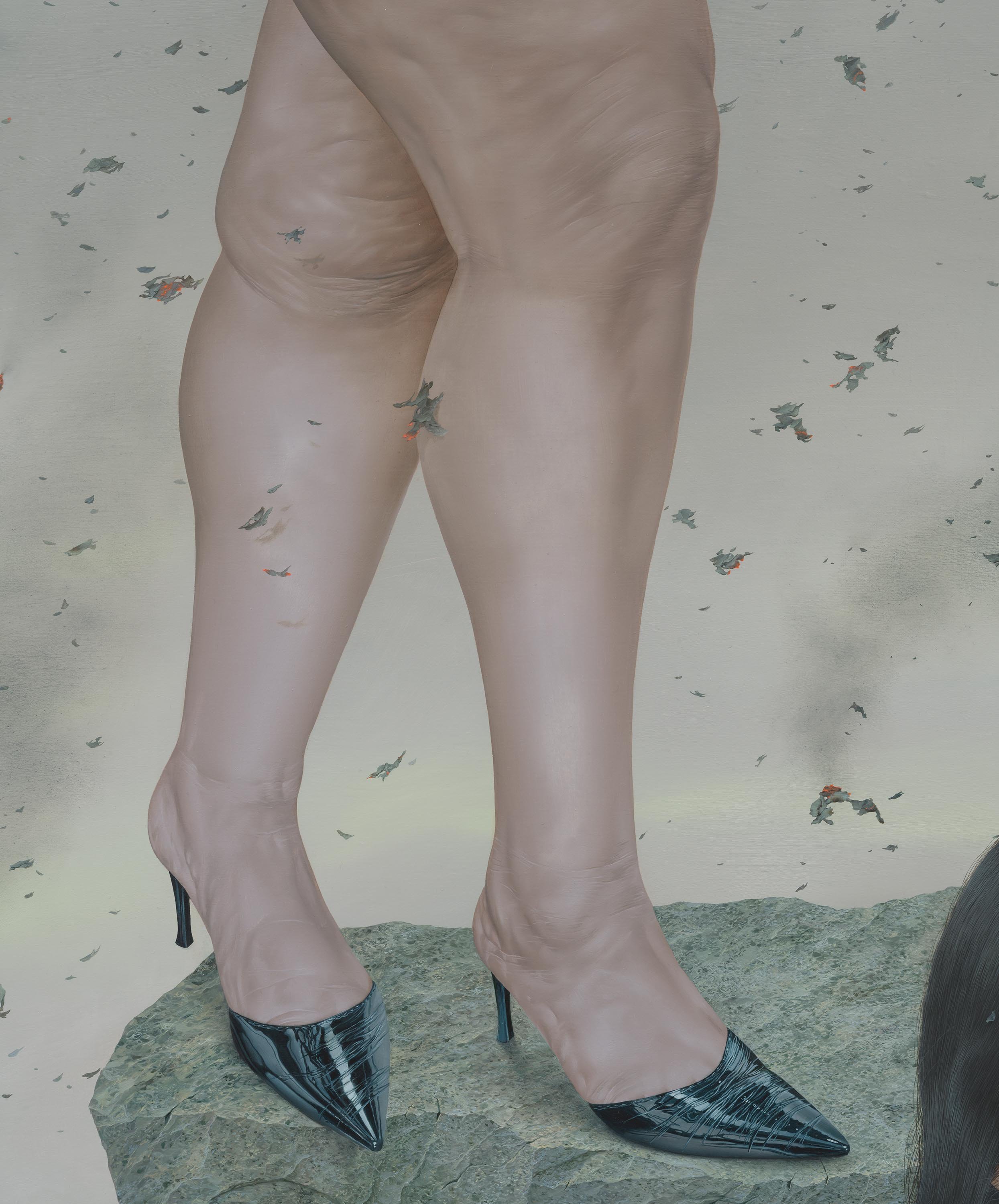 'Husbandry Heaven'
Oil on linen, 72 1/4 x 71 1/4 inches, 2025.