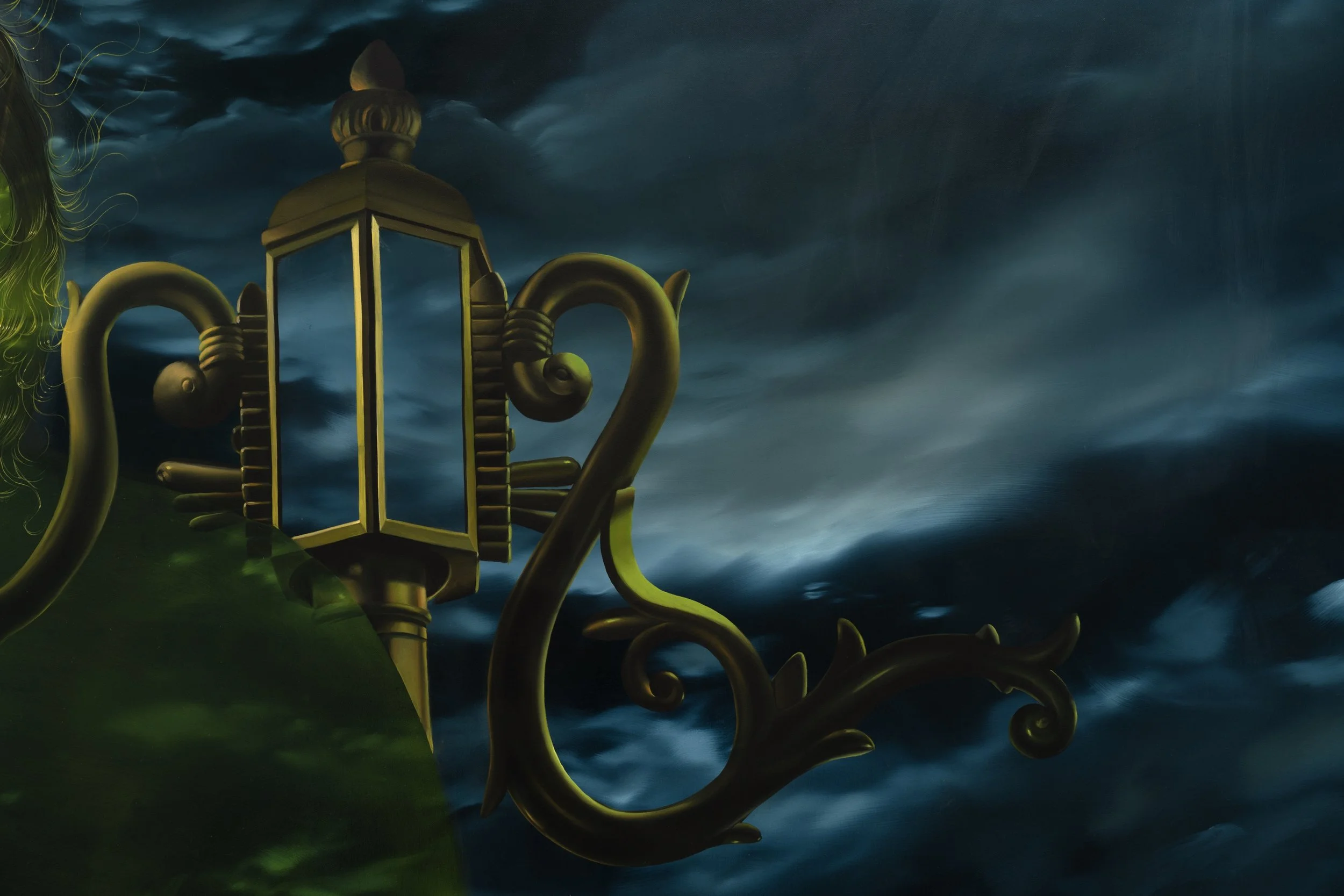 'Static'
Oil on linen, 72 x 72 inches, 2023.