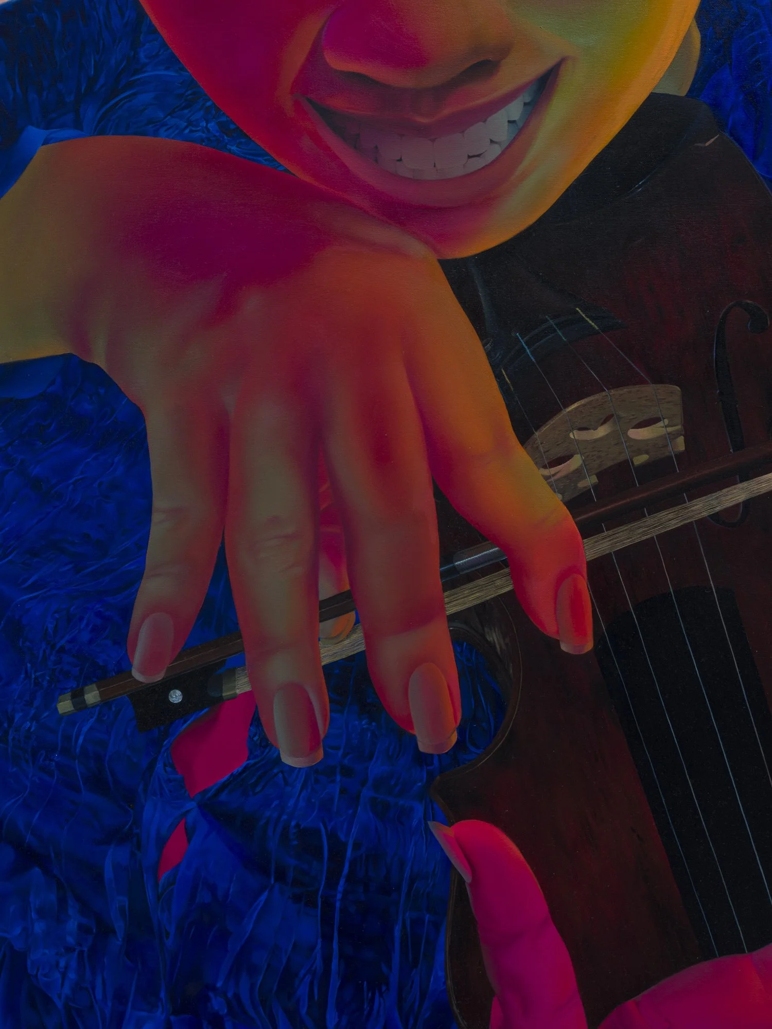 'Concert Mistress'
Oil on canvas, 72 x 48 inches, 2021.