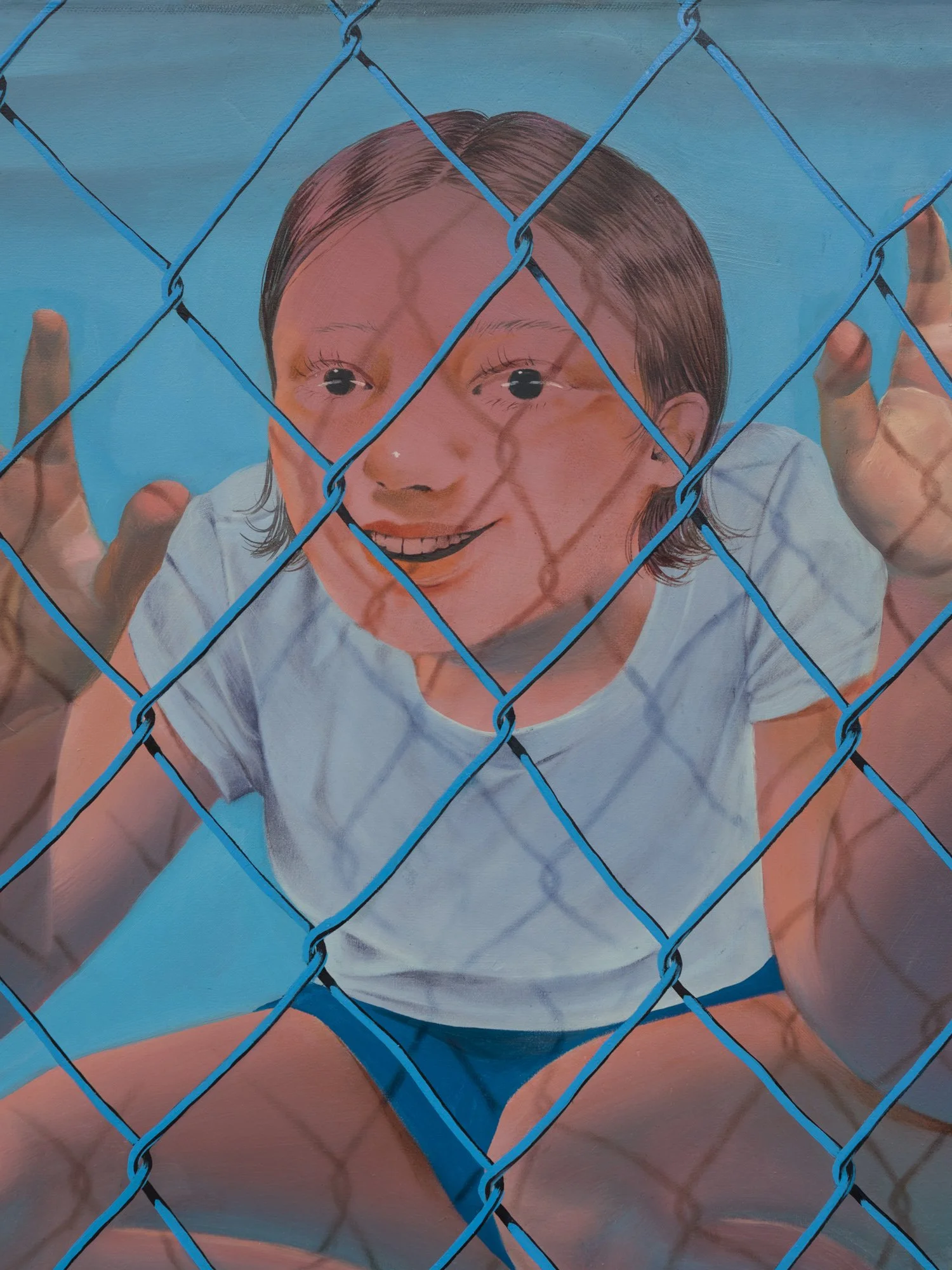 'Sore Loser'
Oil, molding paste, glass beads, and pumice on canvas, 72 x 120 inches, 2020.