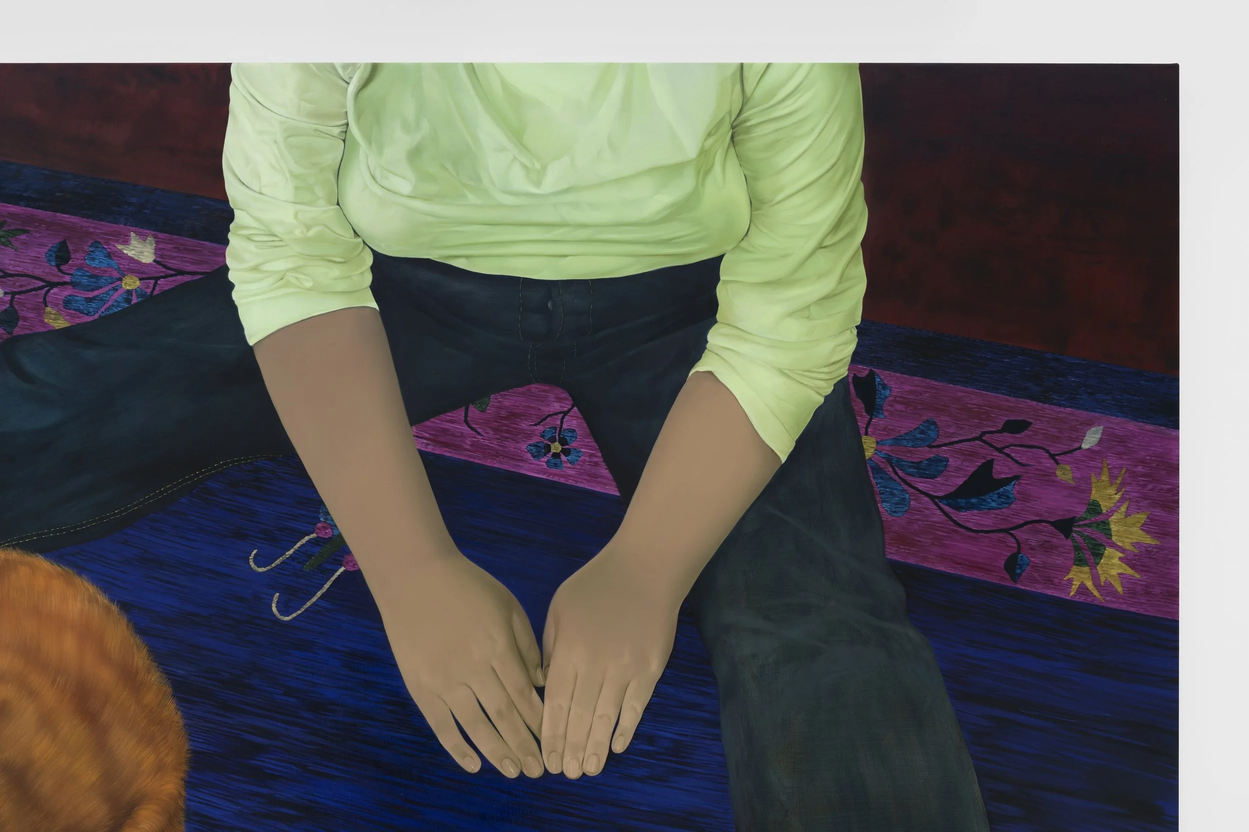 'Princess'
Oil on linen, 72 x 96 inches, 2023.