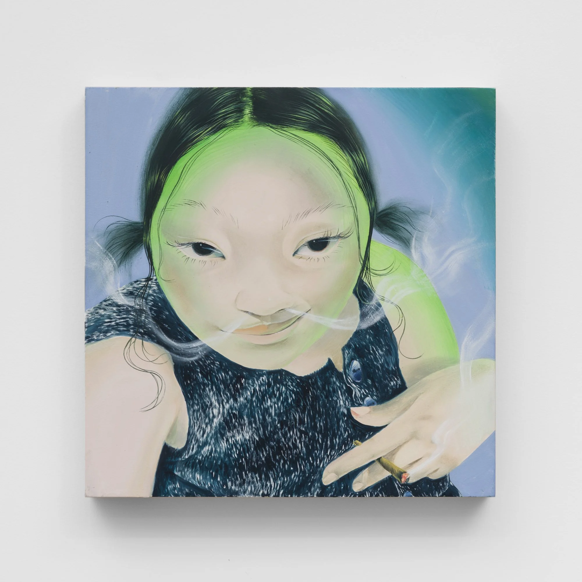 'Muse I' 
Oil on panel, 12 x 12 inches, 2020.