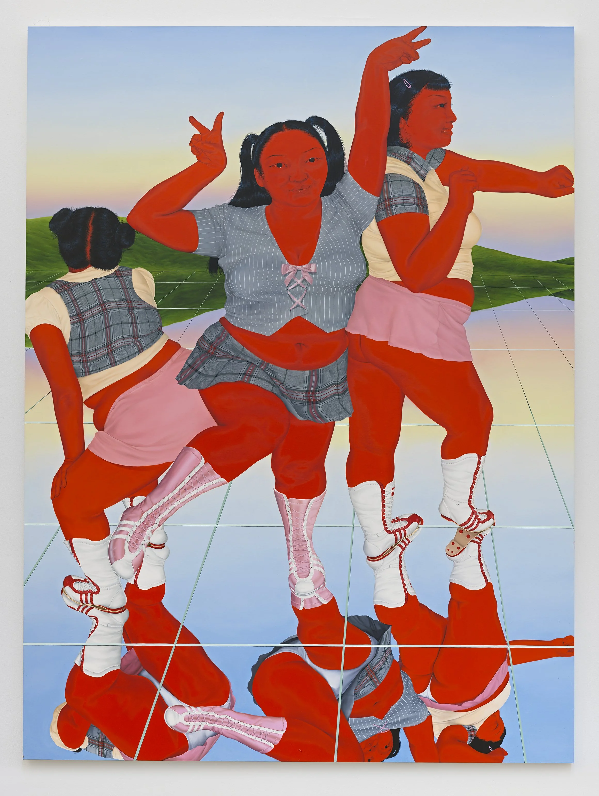 'In My Dreams I Dance For You'
Oil on canvas, 96 x 72 inches, 2022.