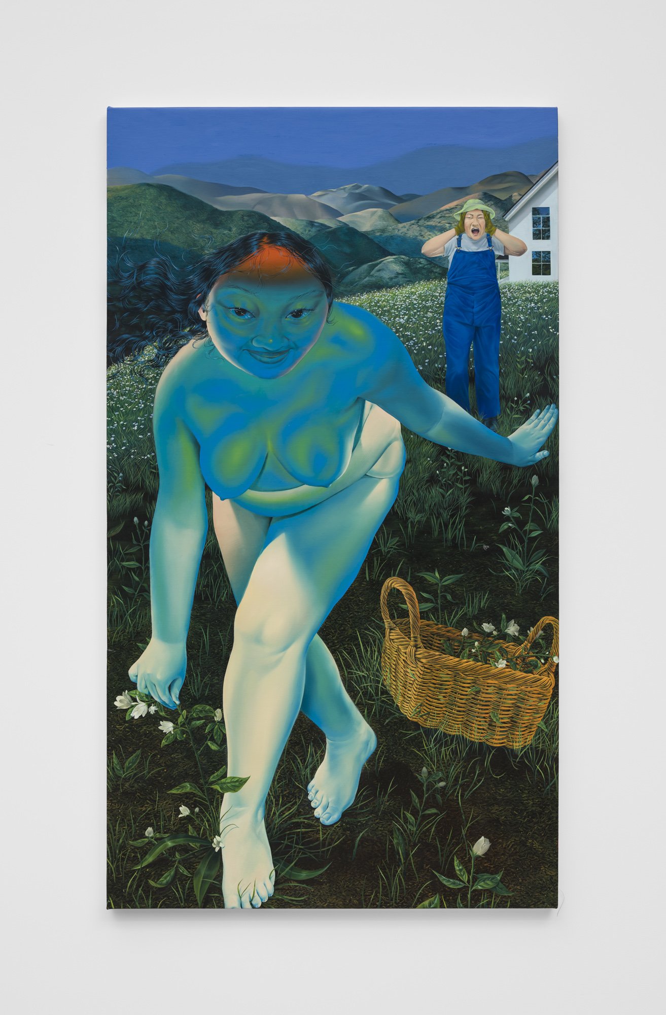 'Garden Troll'
Oil on canvas, 56 x 31 inches, 2020.