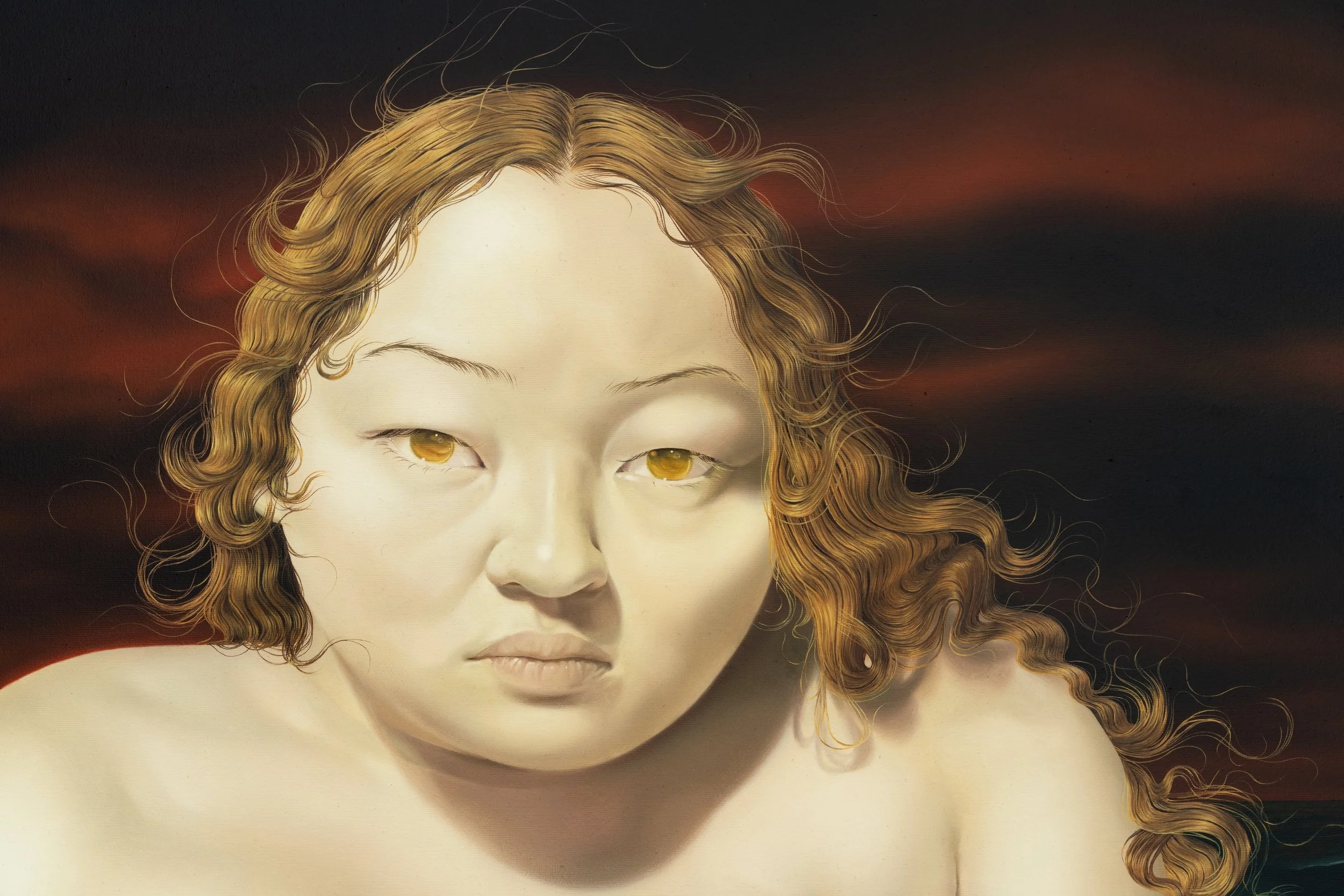 'Like Froth'
Oil on canvas, 60 x 48 inches, 2022.